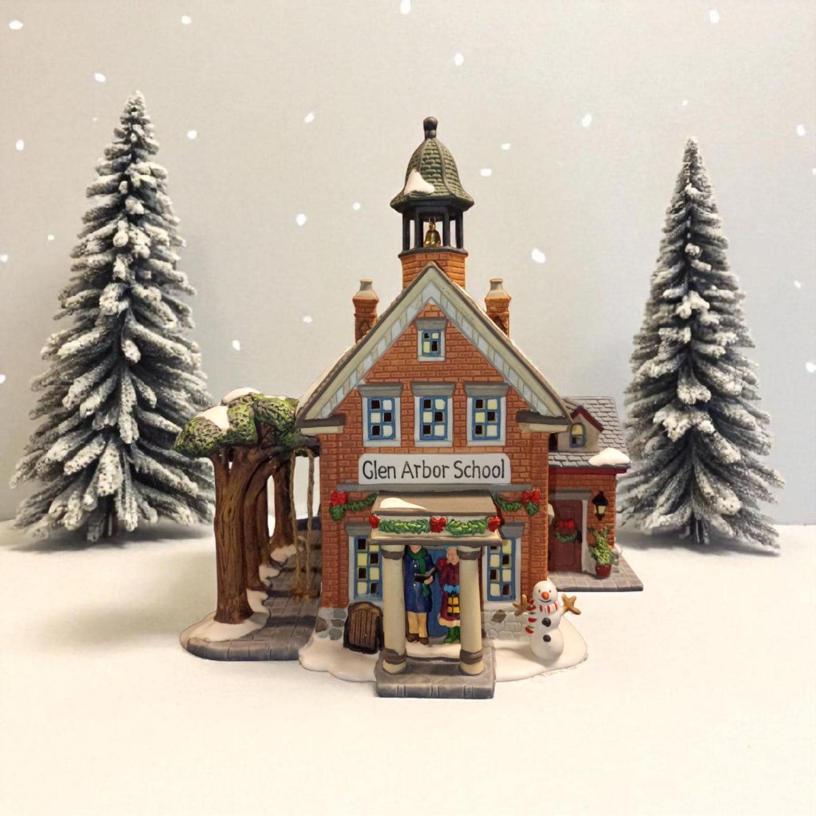 Heartland valley village “glen arbor school” lighted house | limited edition...