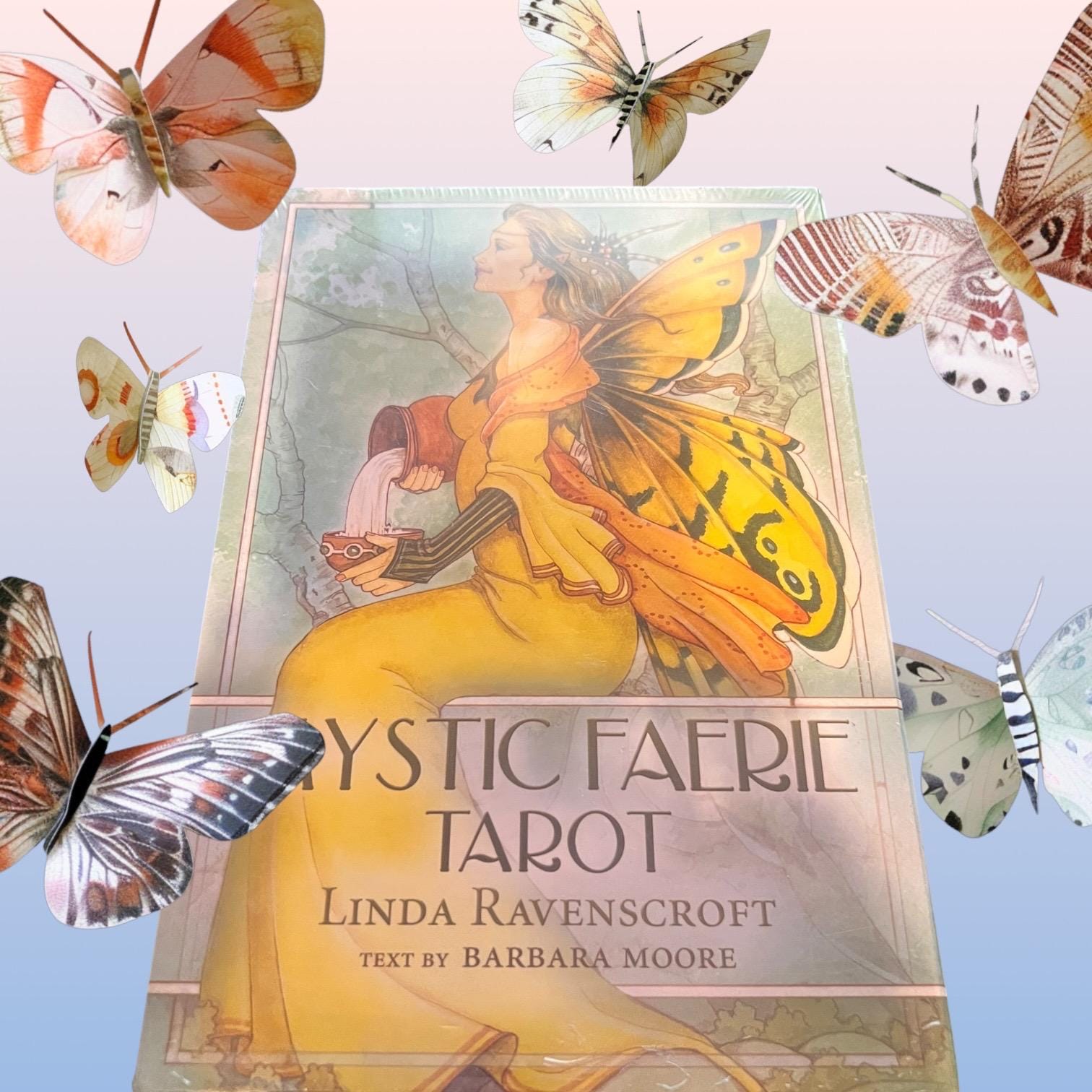 Mystic Faerie Tarot Deck andGuidebook Set by Linda Ravenscroft and Barbara Moore Llewellyn Sealed New Enchanting Fantasy Artwork unopened