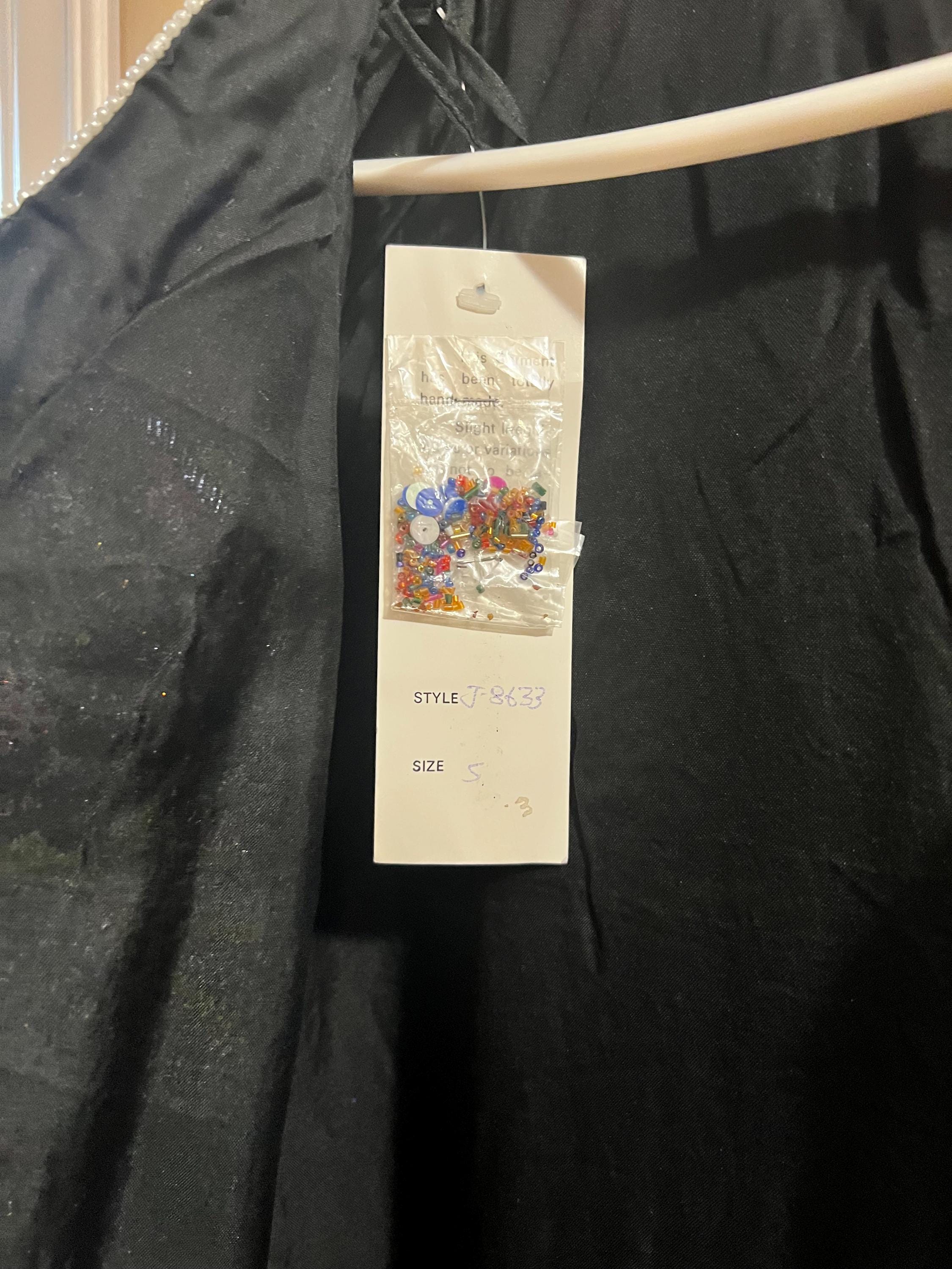 1980's 1990's Sequins Evening Jacket Tag still on