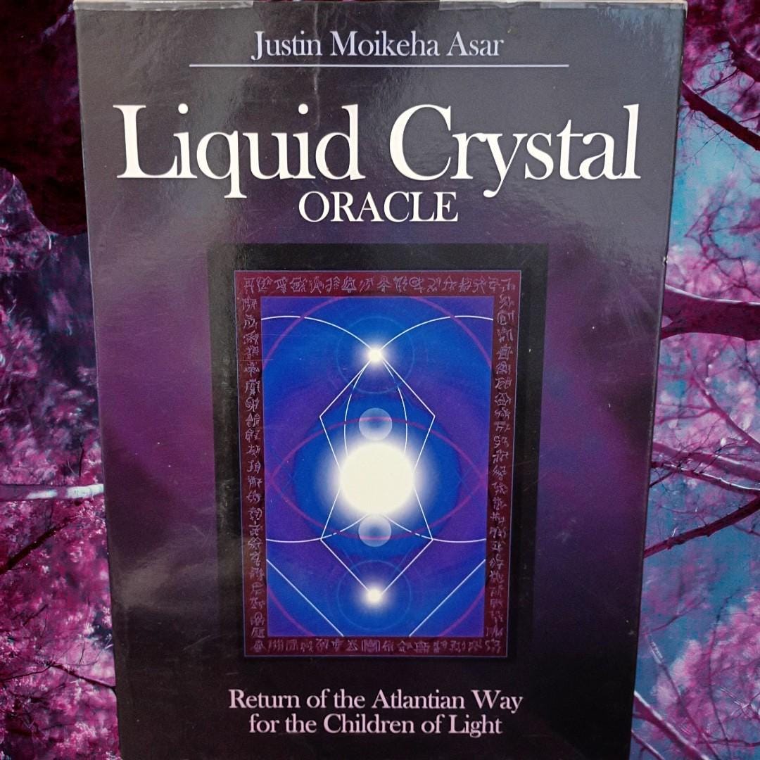 liquid crystal oracle card deck & guidebook – justin moikeha asar – 77 cards