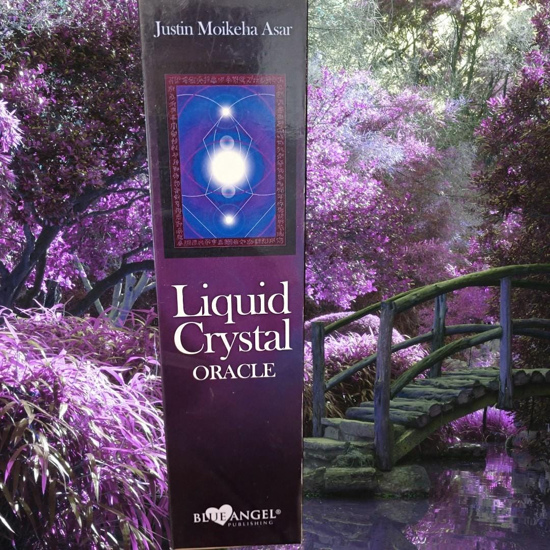 liquid crystal oracle card deck & guidebook – justin moikeha asar – 77 cards