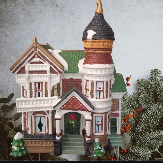 Santa’s workbench collection talbot place 2011 towne series victorian christmas