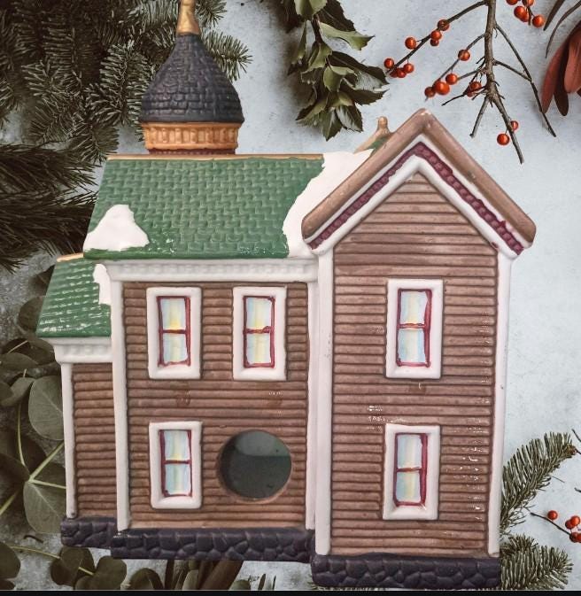 Santa’s workbench collection talbot place 2011 towne series victorian christmas