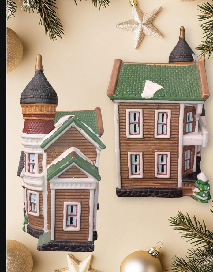 Santa’s workbench collection talbot place 2011 towne series victorian christmas