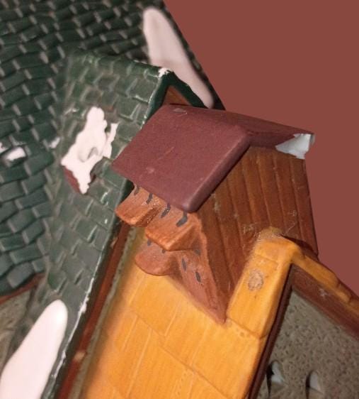 Department 56 dickens’ village “giggleswick mutton & ham” 1994 lighted building