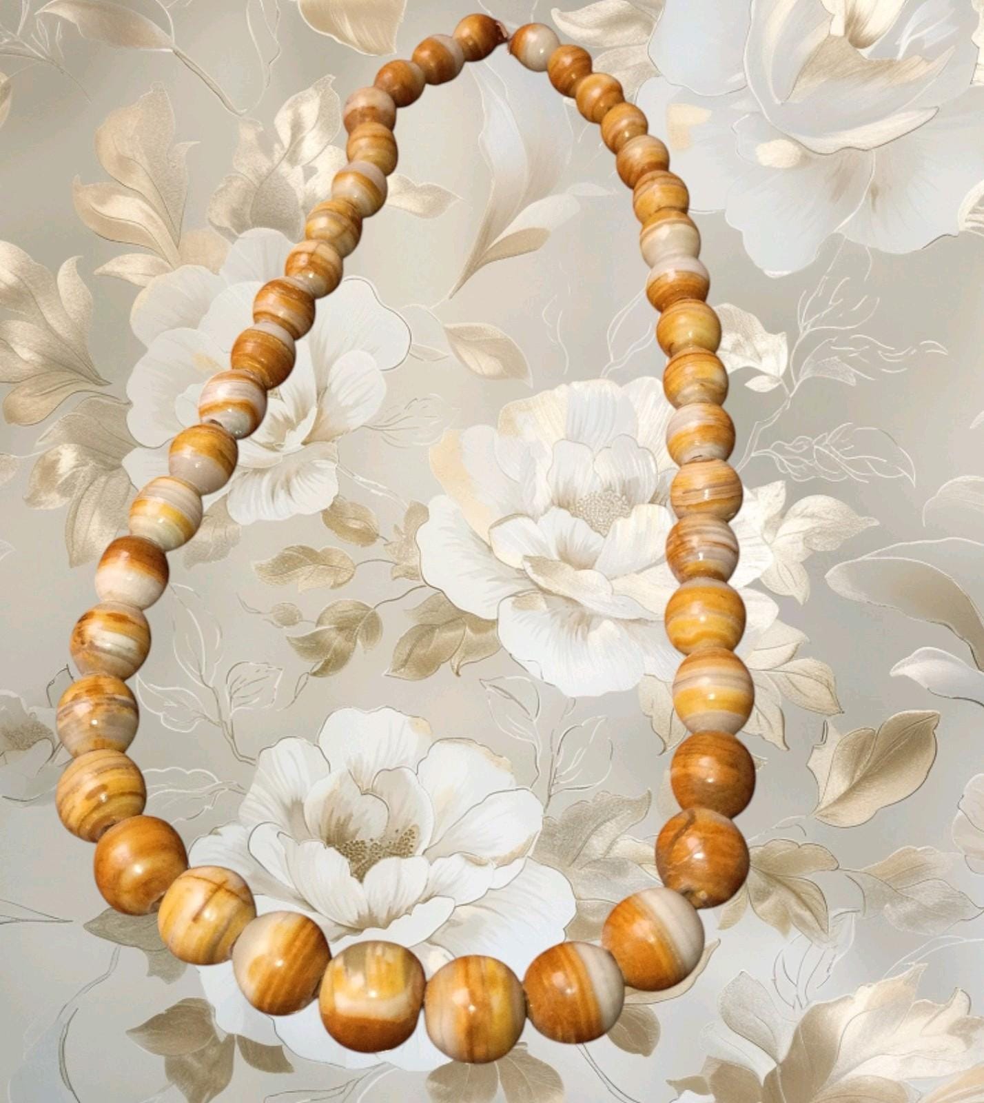 Lot of 8 beaded necklaces – assorted styles & colors – costume jewelry.