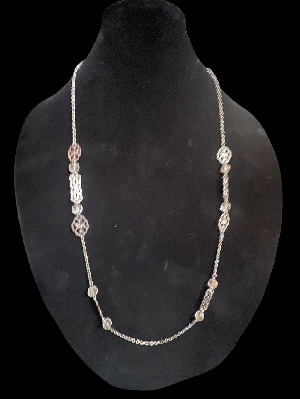 Lot of 3 Fashion Necklaces – Mixed Chain Jewelry Set with Pendant & Beaded Accents