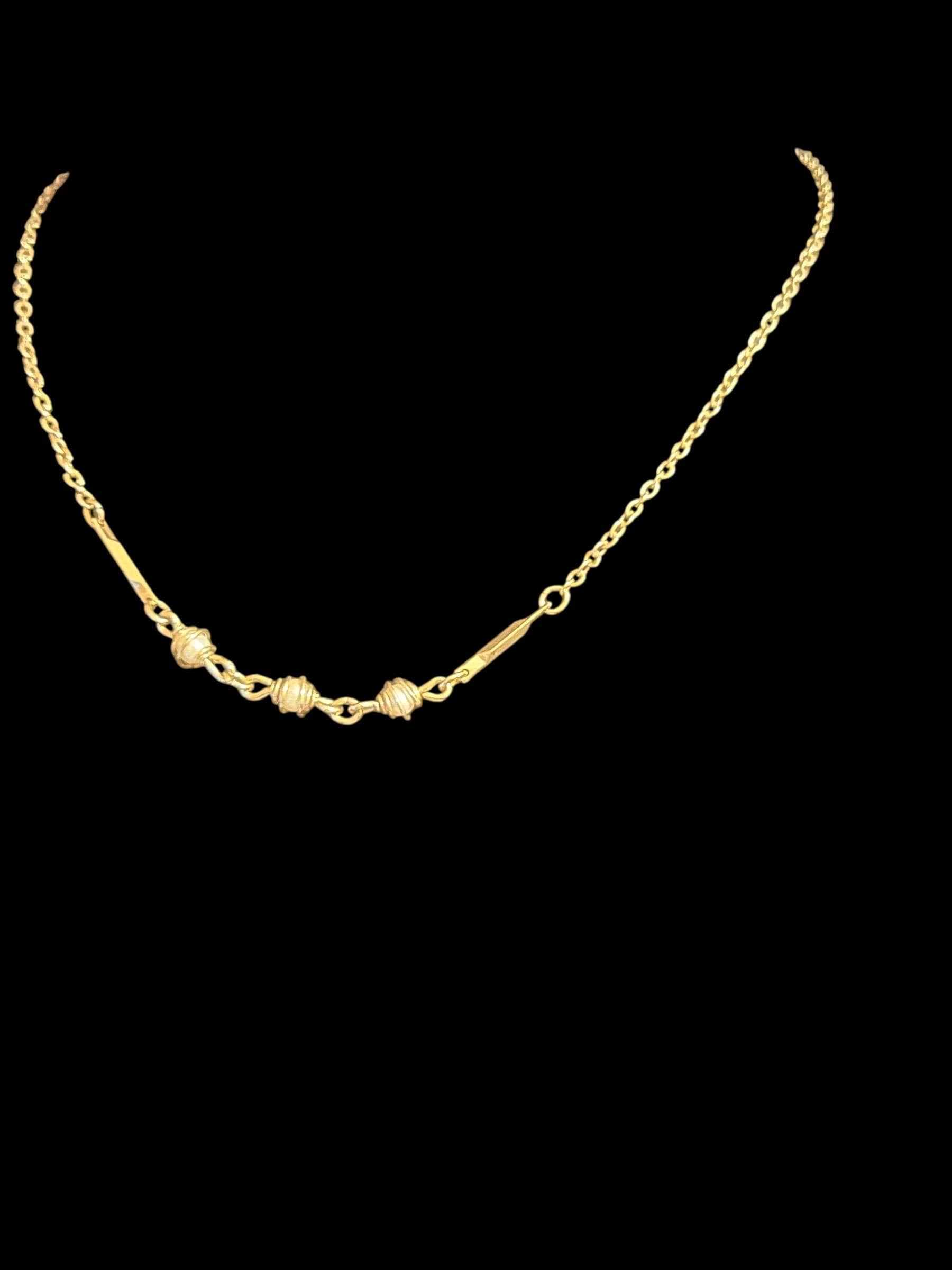 Lot of 3 Fashion Necklaces – Mixed Chain Jewelry Set with Pendant & Beaded Accents