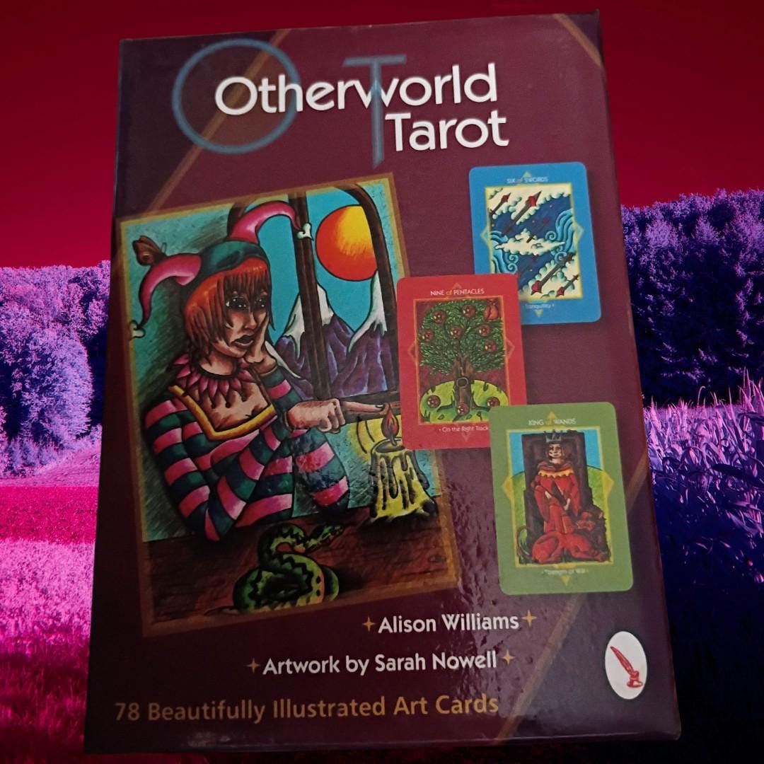 Otherworld tarot card deck & guidebook – 78 colorful illustrated cards by alison