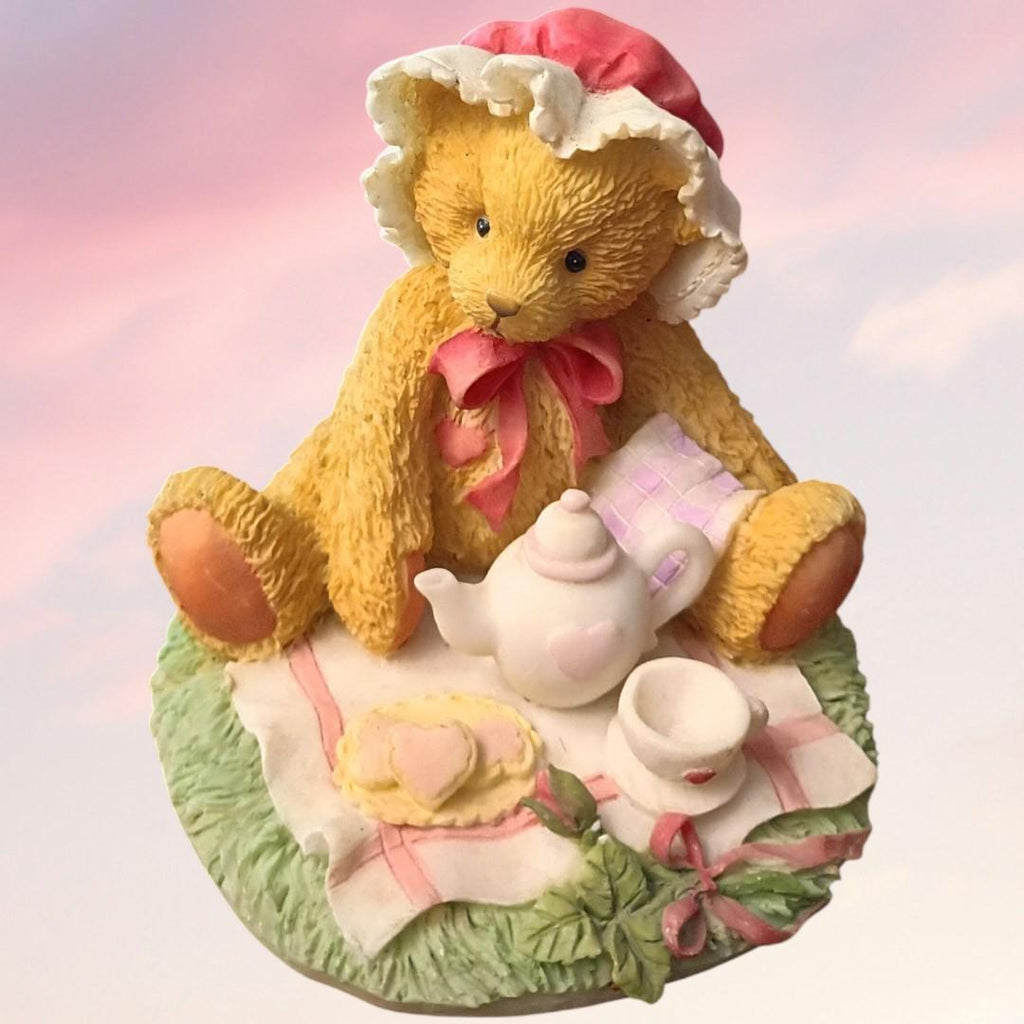 Cherished teddies figurines 2-piece set – “marie” friendship is a special treat