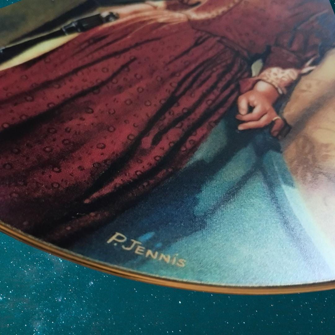 Gone with the wind collector plate brave scarlett by paul jennis – 1993 w.s....