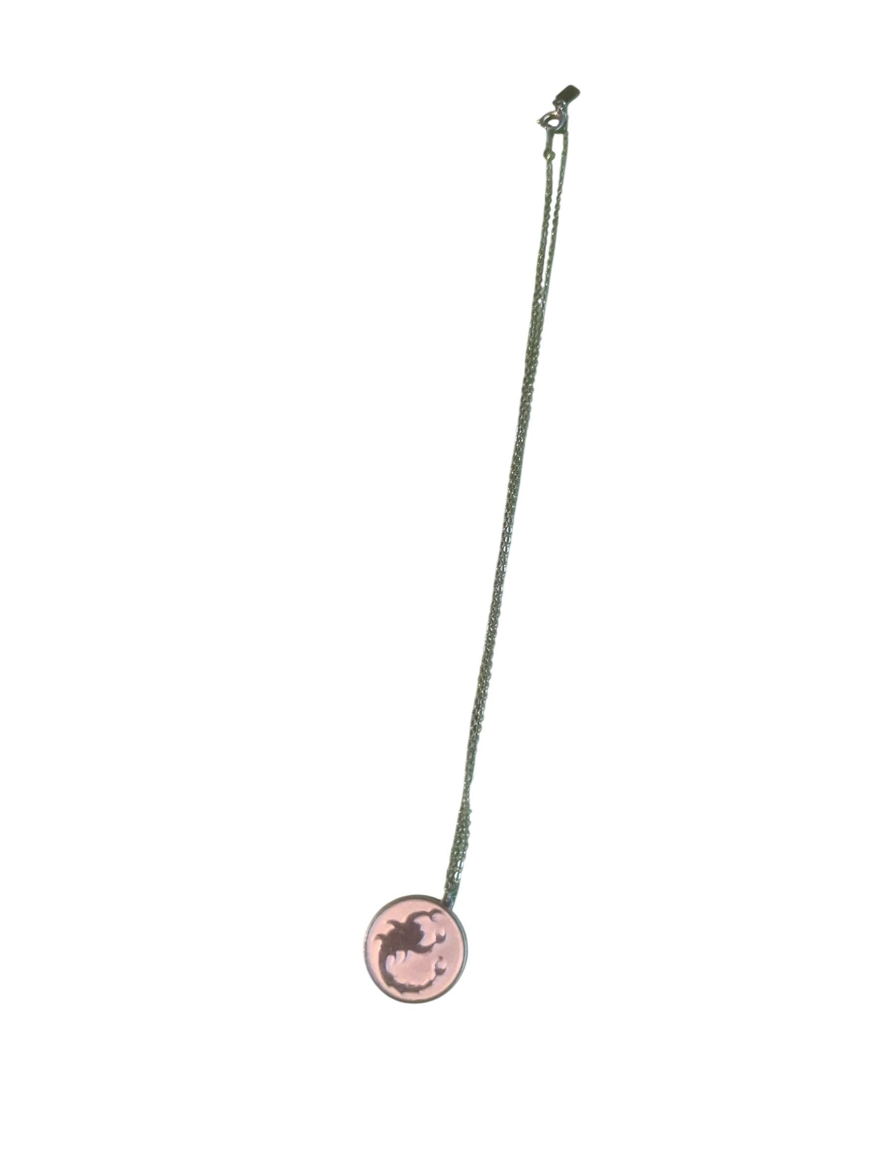 Scorpio zodiac necklace makes a perfect gift for astrology lovers and collectors of retro jewelry.