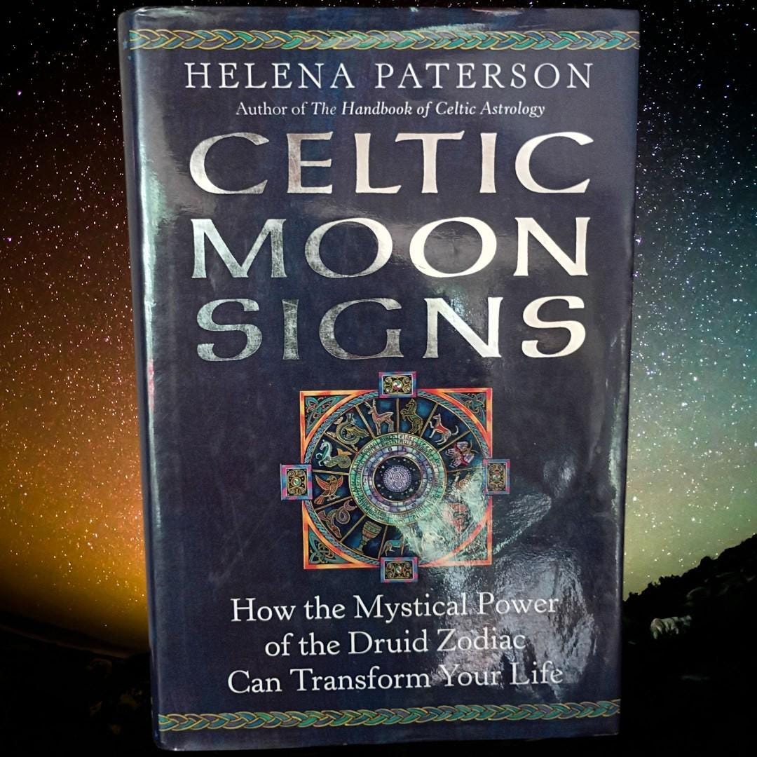 Celtic moon signs by helena paterson hardcover astrology druid zodiac mystic...