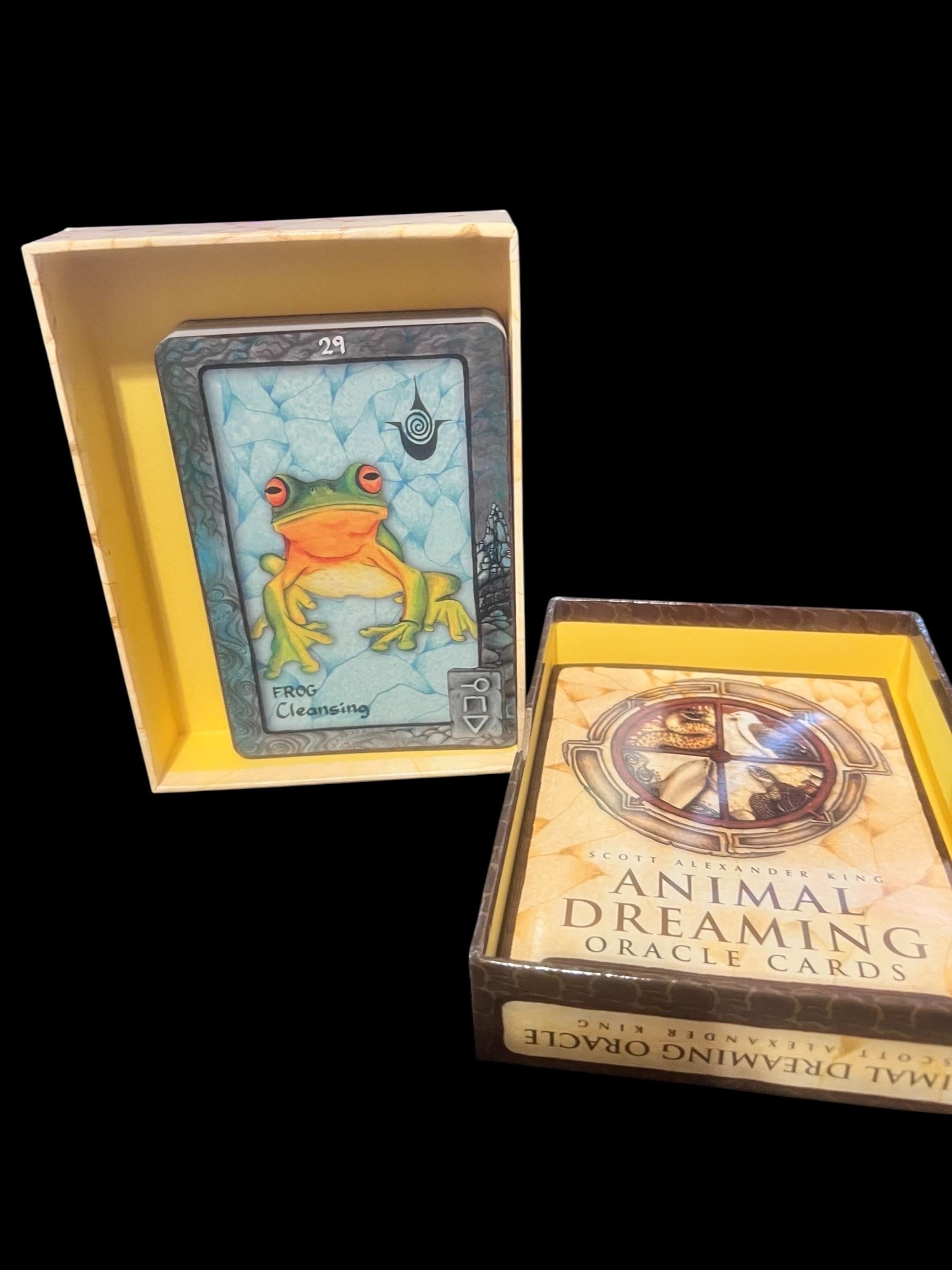 Animal Dreaming Oracle Cards by Scott Alexander King • 45 Card Deck & Guidebook • Blue Angel Publishing • Spirit Animal Oracle