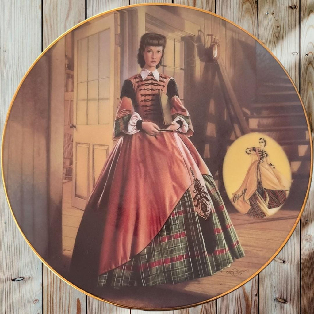 Gone with the wind plate 1994 bradford...
