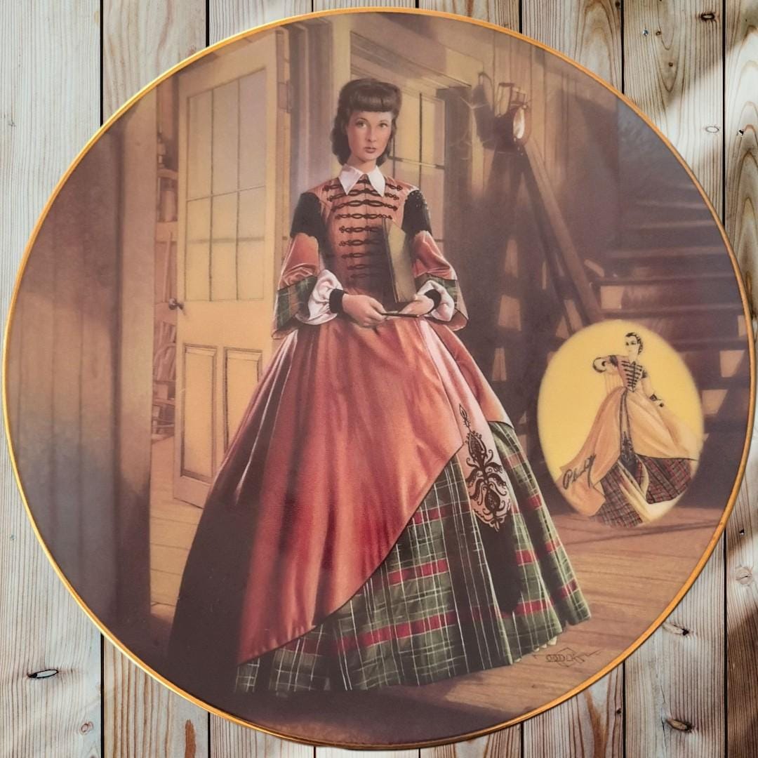 Gone with the wind plate 1994 bradford...