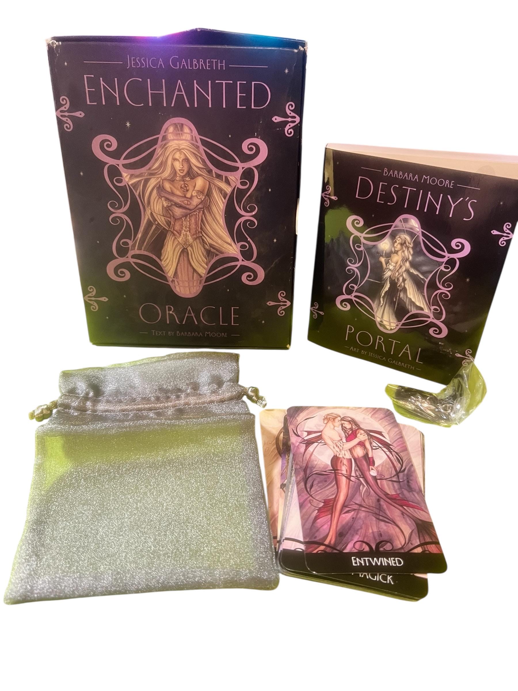 Enchanted Oracle by Barbara Moore and Jessica Galbreth – 36 Card Oracle Deck, Guidebook and Box Llewellyn, OUT OF PRINT