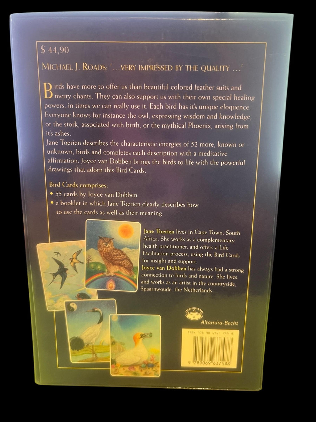 Bird Cards Oracle Deck | The Healing Power of the Bird Kingdom | 55 Cards  Guidebook by Jane Toerien  Joyce van Dobben | OOP Divination Set