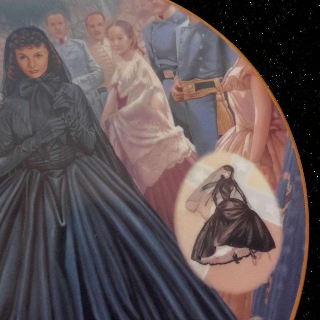 Gone with the wind collector plate widow’s weeds bradford exchange...