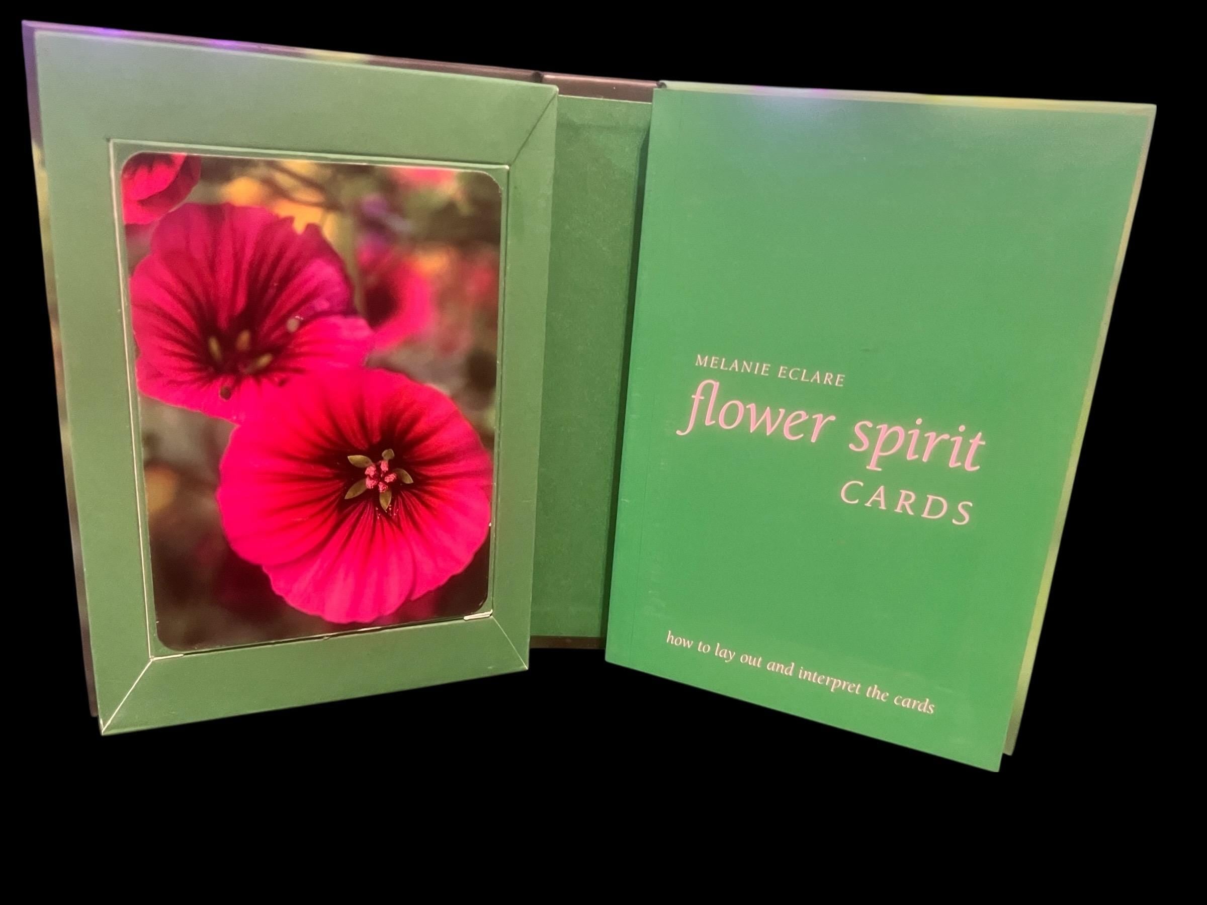 Flower Spirit Cards by Melanie Eclare – Floral Oracle Affirmation Deck with Guidebook OOP