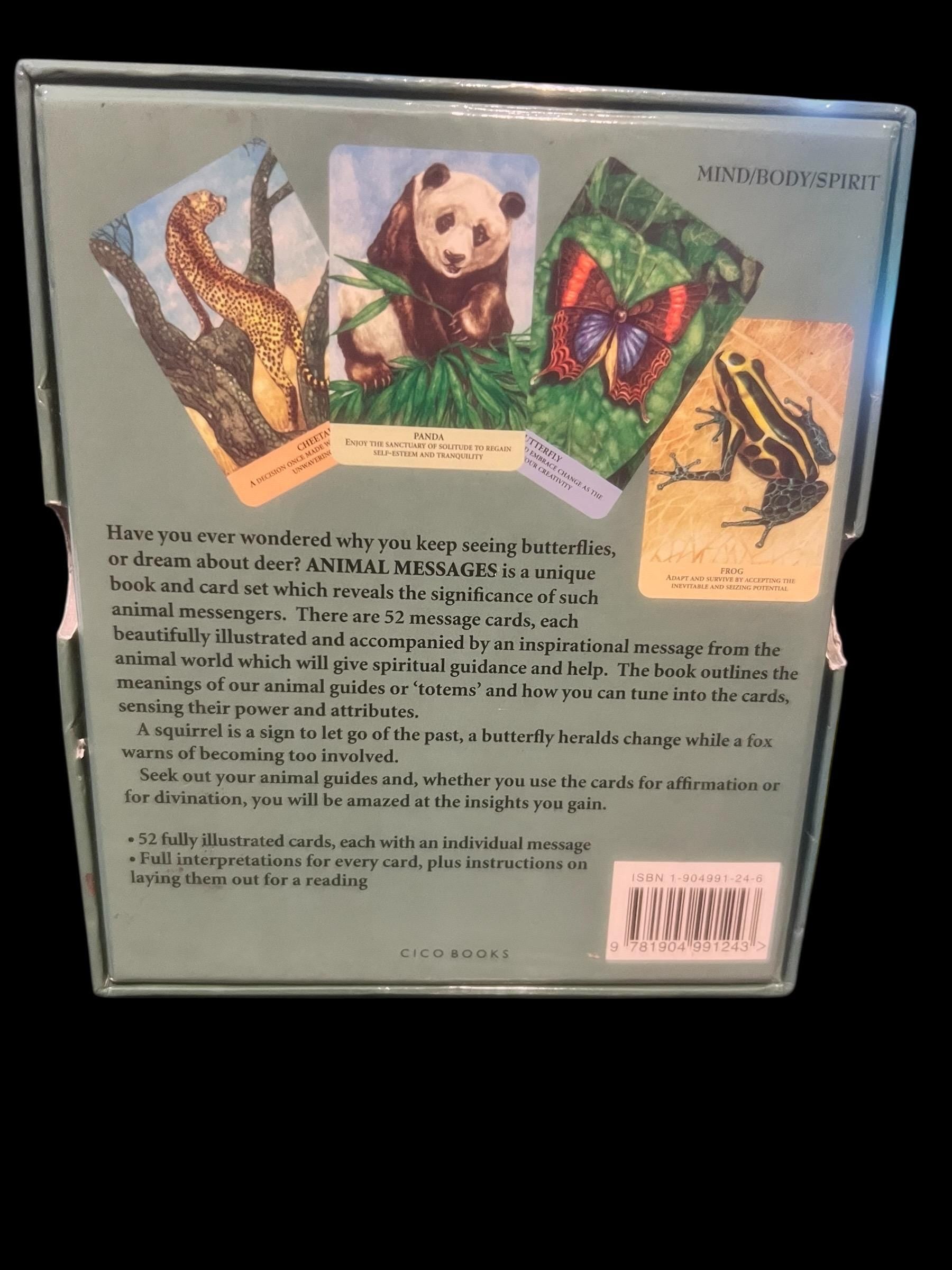 Animal Messages Oracle Cards & Guidebook by Susie Green – 52 Card Deck CICO Books OOP
