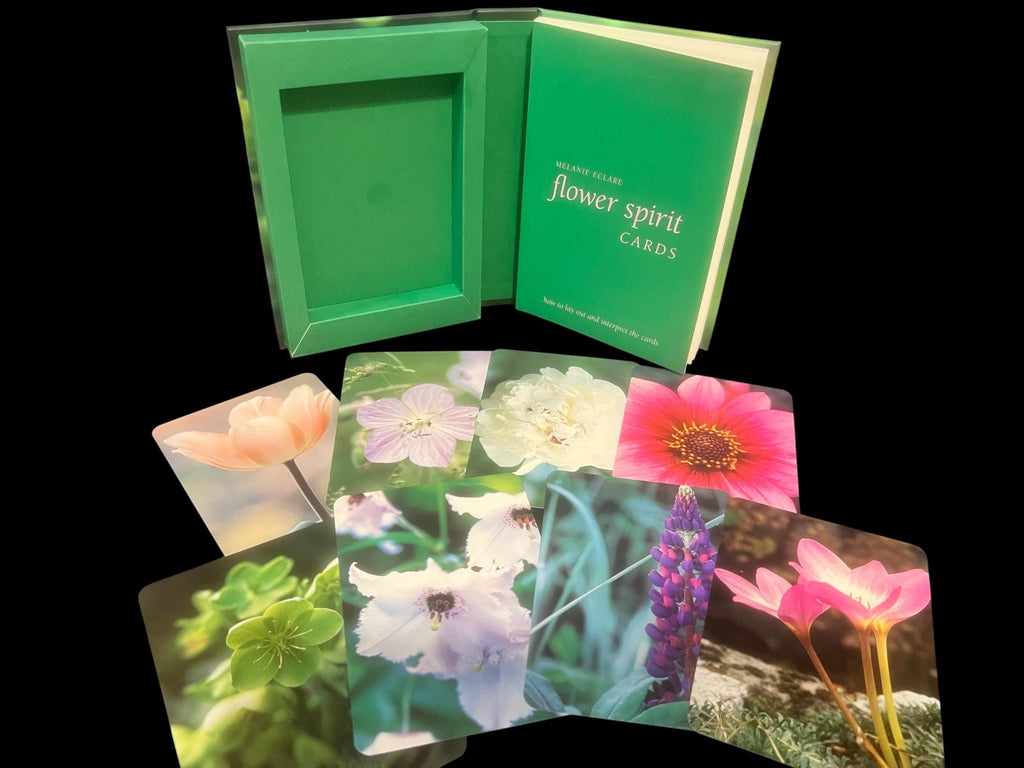 Flower Spirit Cards by Melanie Eclare – Floral Oracle Affirmation Deck with Guidebook OOP