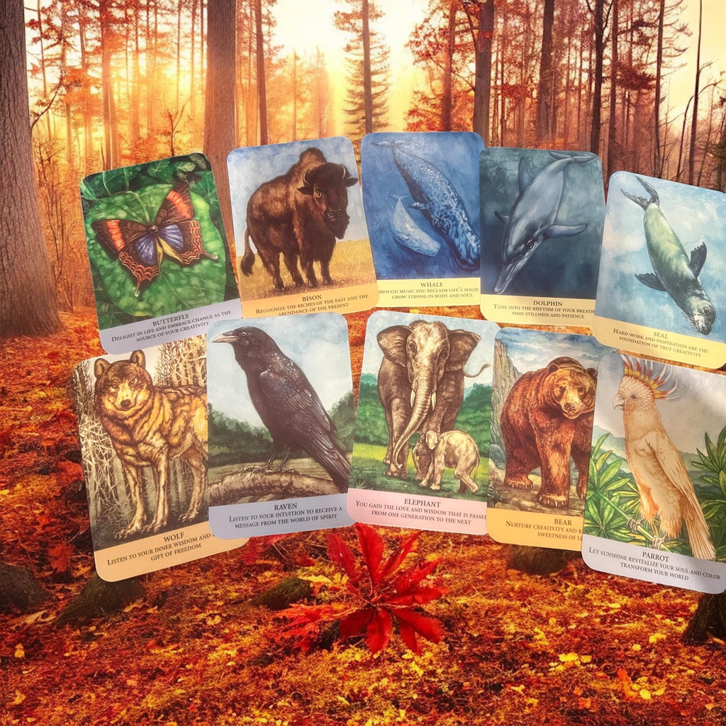Animal Messages Oracle Cards & Guidebook by Susie Green – 52 Card Deck CICO Books OOP