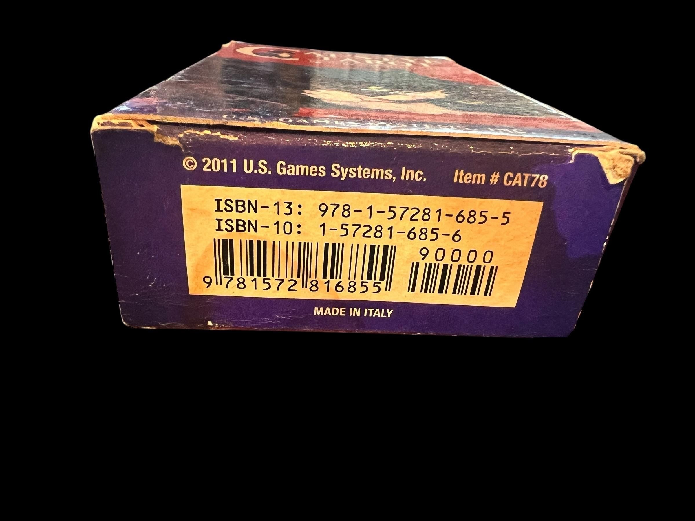 Cat’s Eye Tarot Deck  by Debra M. Givin, DVM (2011)  Complete 78 Cards and Guidebook  U.S. Games Systems