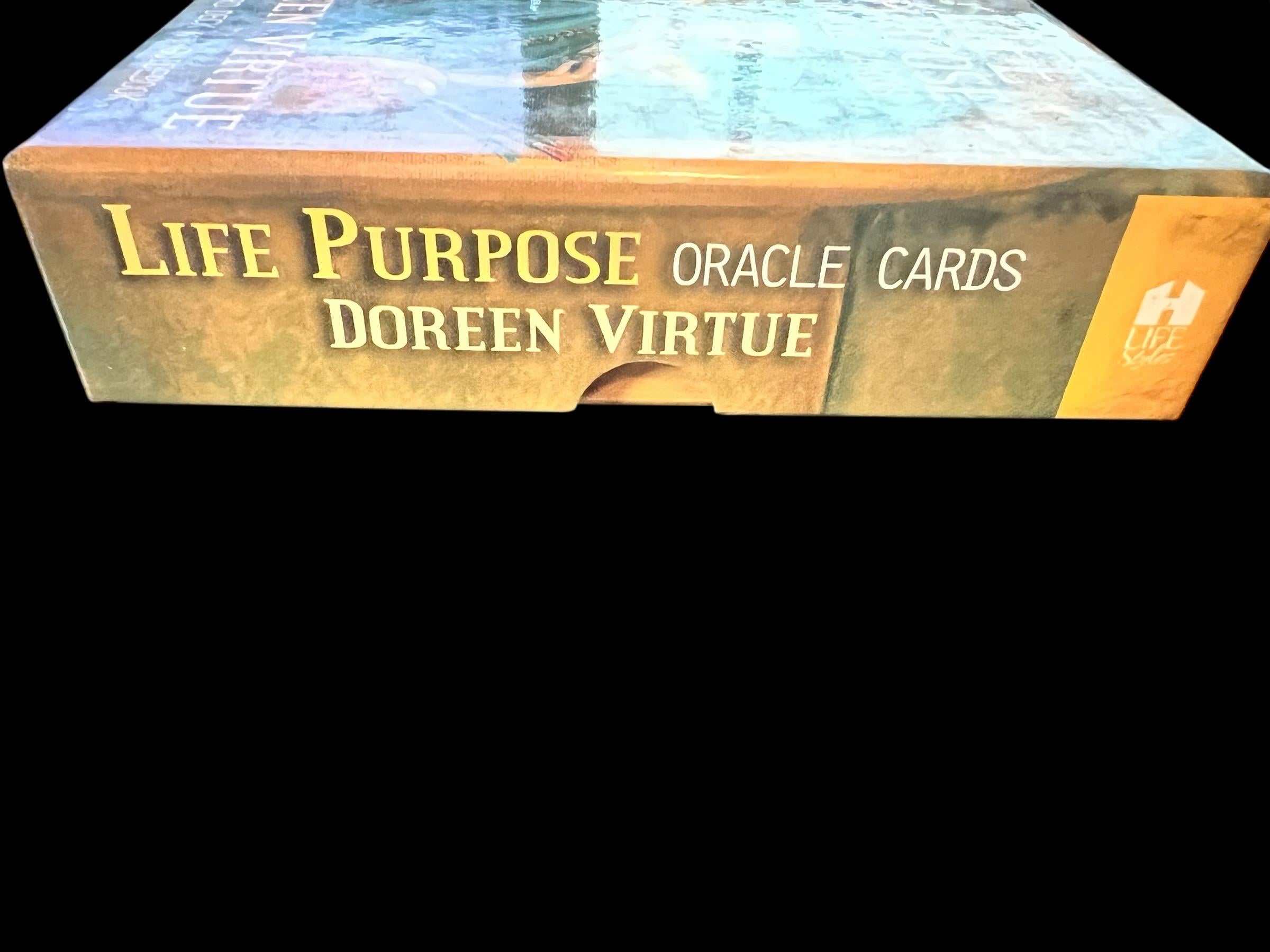 Life Purpose Oracle Cards – Doreen Virtue – Rare Out of Print 44 Card Deck & Guidebook – Angel Therapy – Collector Deck