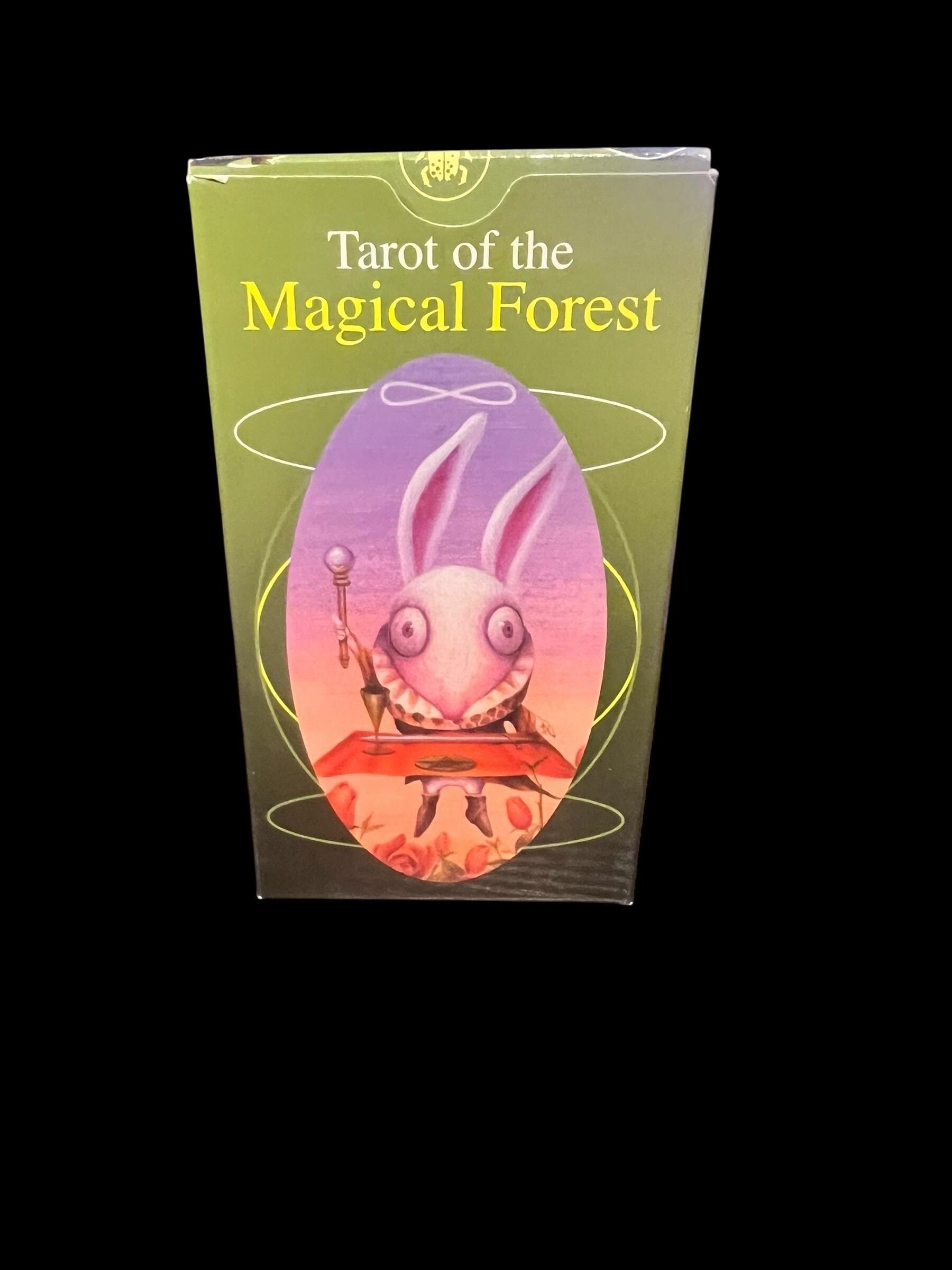 Made in Italy Tarot of the Magical Forest – Lo Scarabeo – 78 Card Deck + Guidebook – Surreal Animal Tarot – Made in Italy Rare collectors