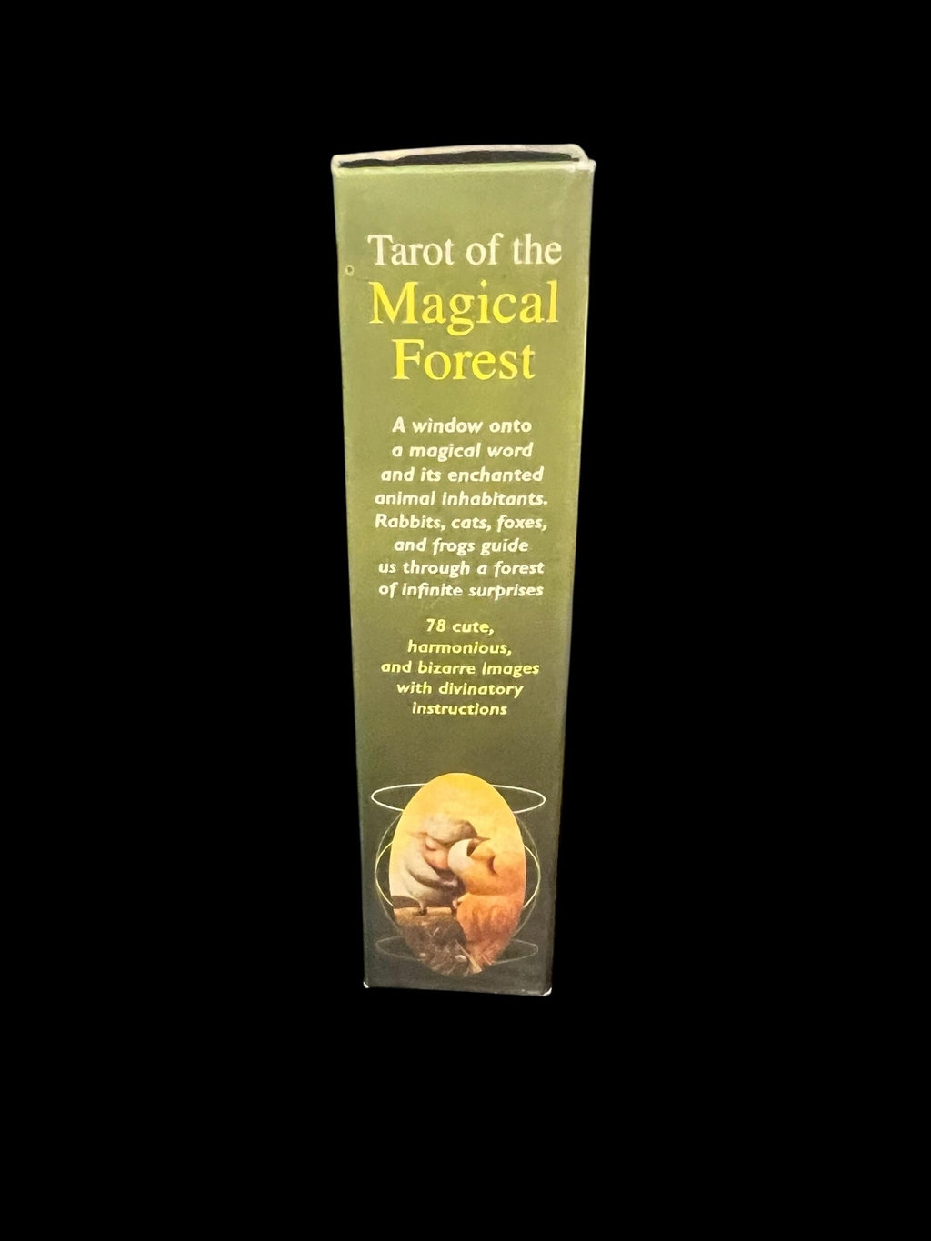 Made in Italy Tarot of the Magical Forest – Lo Scarabeo – 78 Card Deck + Guidebook – Surreal Animal Tarot – Made in Italy Rare collectors