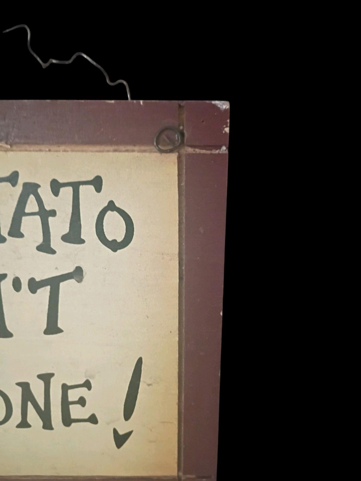 Charming "cats are like potato chips" wall sign – perfect for cat lovers!---