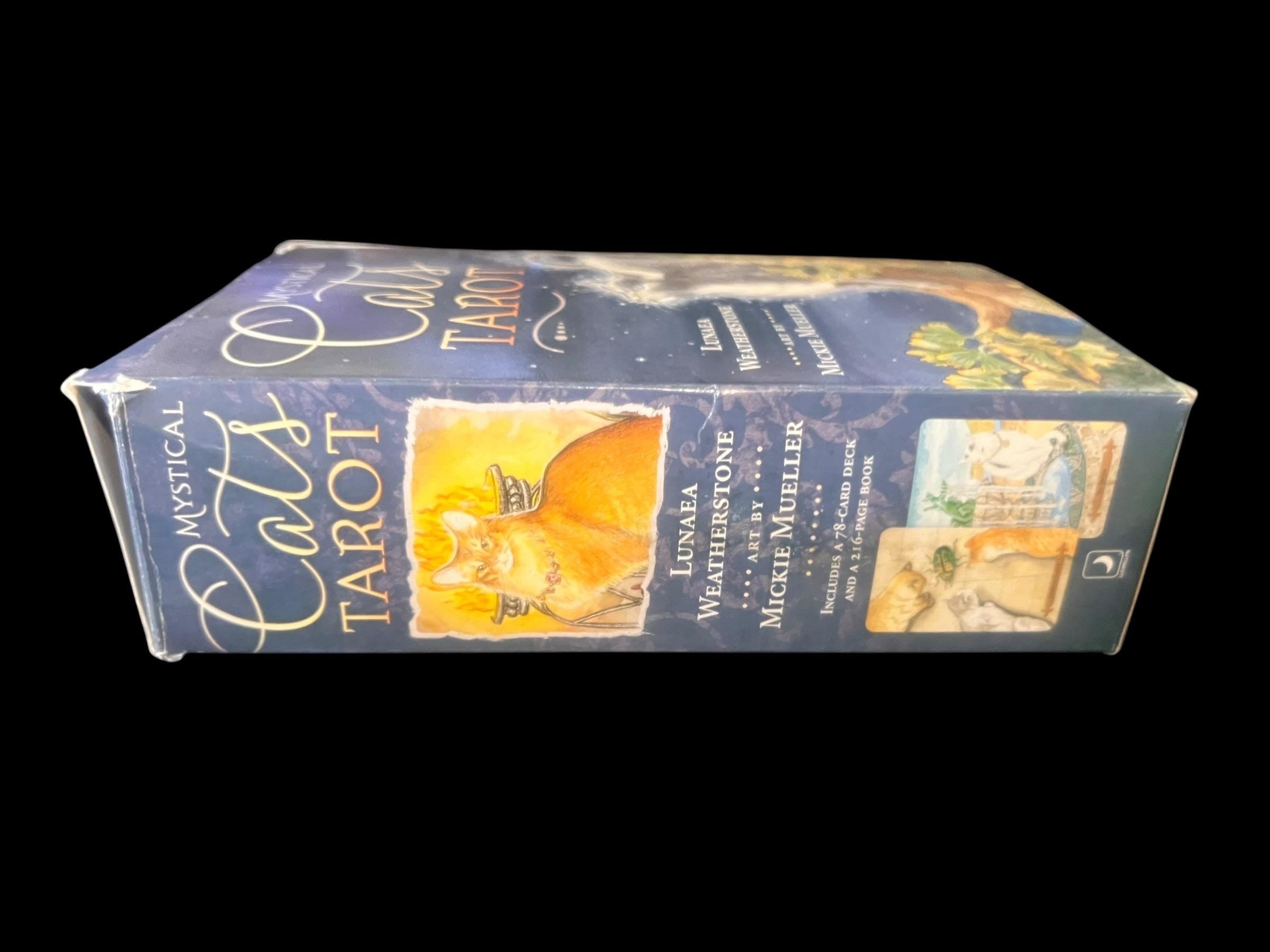 Mystical Cats Tarot Deck Tales of the Mystical Cats Book  78 Card Set by Lunaea Weatherstone and  Mickie Mueller