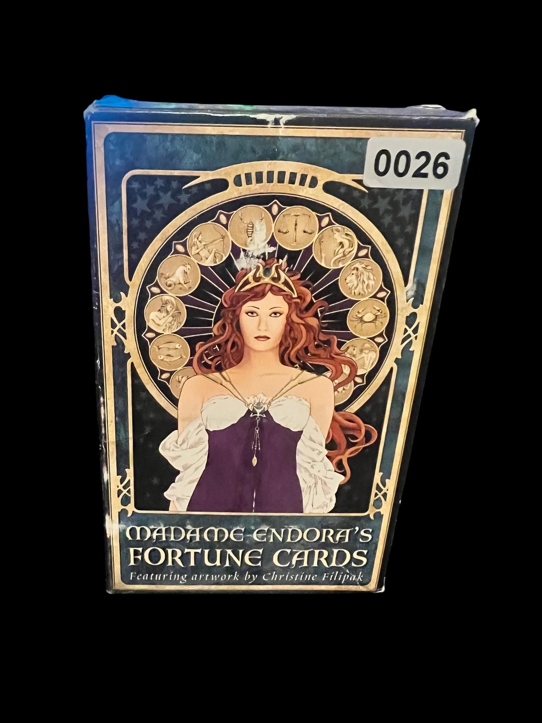 Madame Endora’s Fortune Cards Divination Deck – Tarot Oracle Fortune Telling – Vintage Mystic Art Nouveau by Christine Filipak
