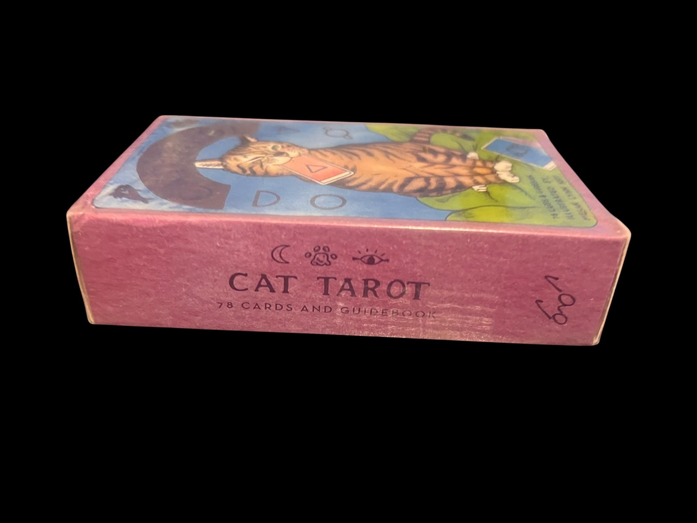 Cat Tarot Deck with Guidebook – 78 Cards – Cat Themed Tarot for Beginners and Collectors