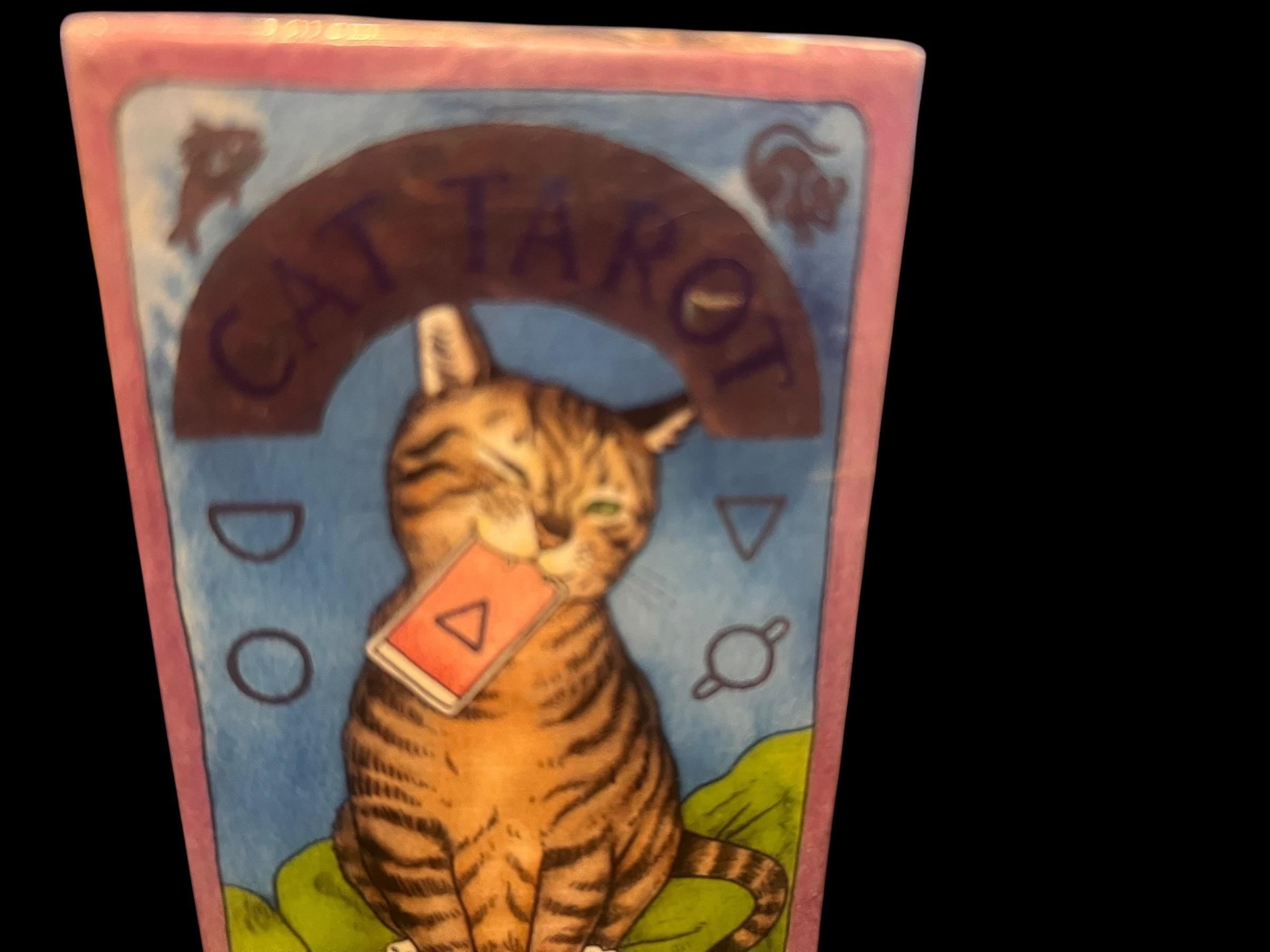 Cat Tarot Deck with Guidebook – 78 Cards – Cat Themed Tarot for Beginners and Collectors