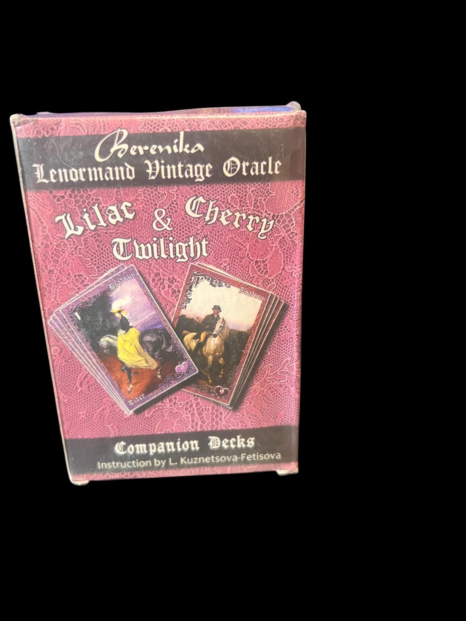 Lilac and Cherry Twilight Lenormand Deck Vintage Oracle Berenika Rare Out of Print Divination Cards