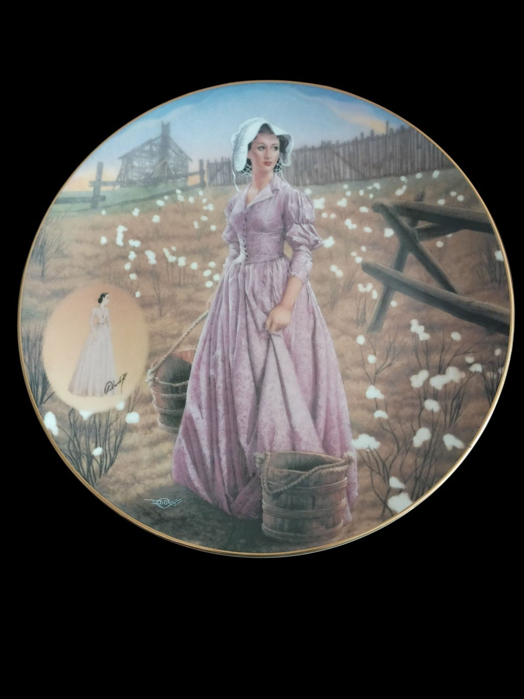 Gone With the Wind Collector Plates Set of 4 – Knowles & Bradford Exchange...
