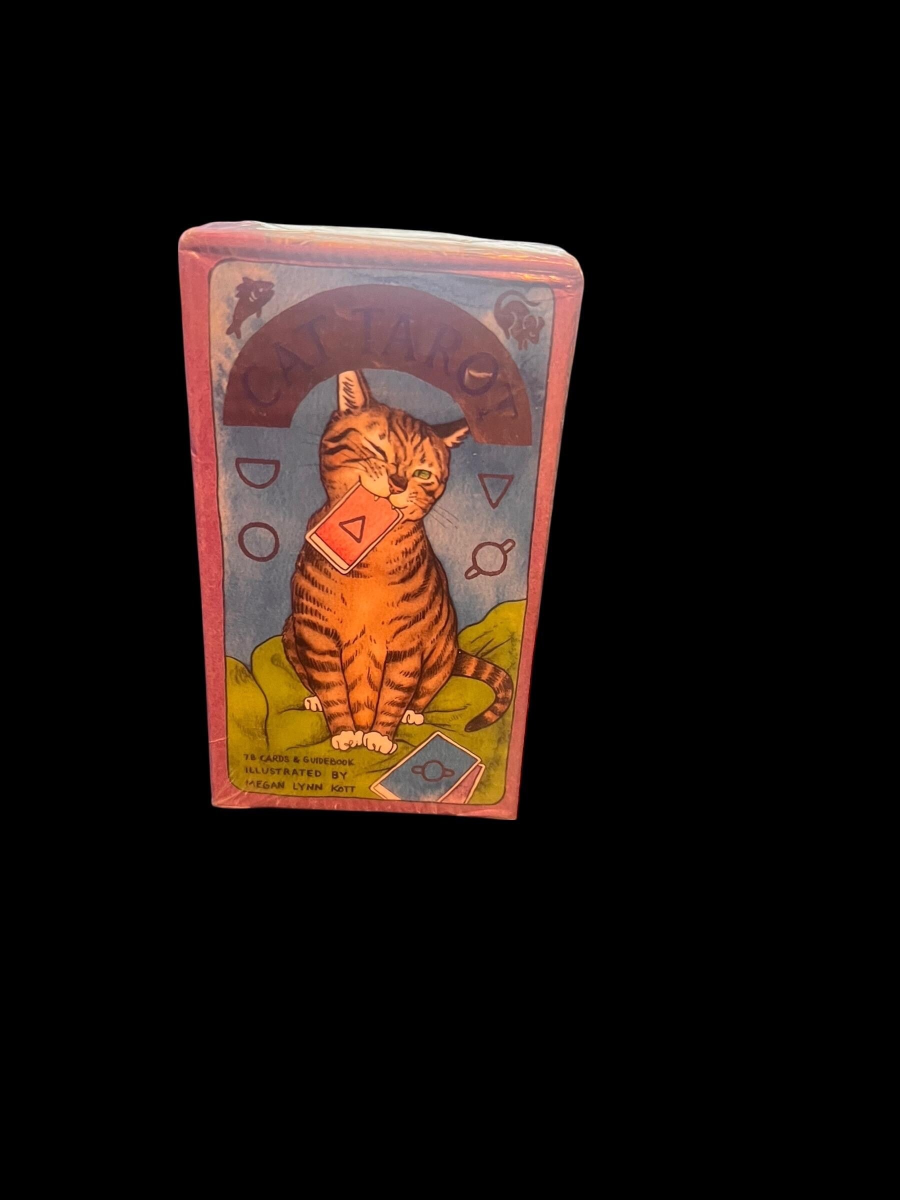 Cat Tarot Deck by Megan Lynn Kott – 78 Cards & Guidebook – Sealed New Chronicle Books