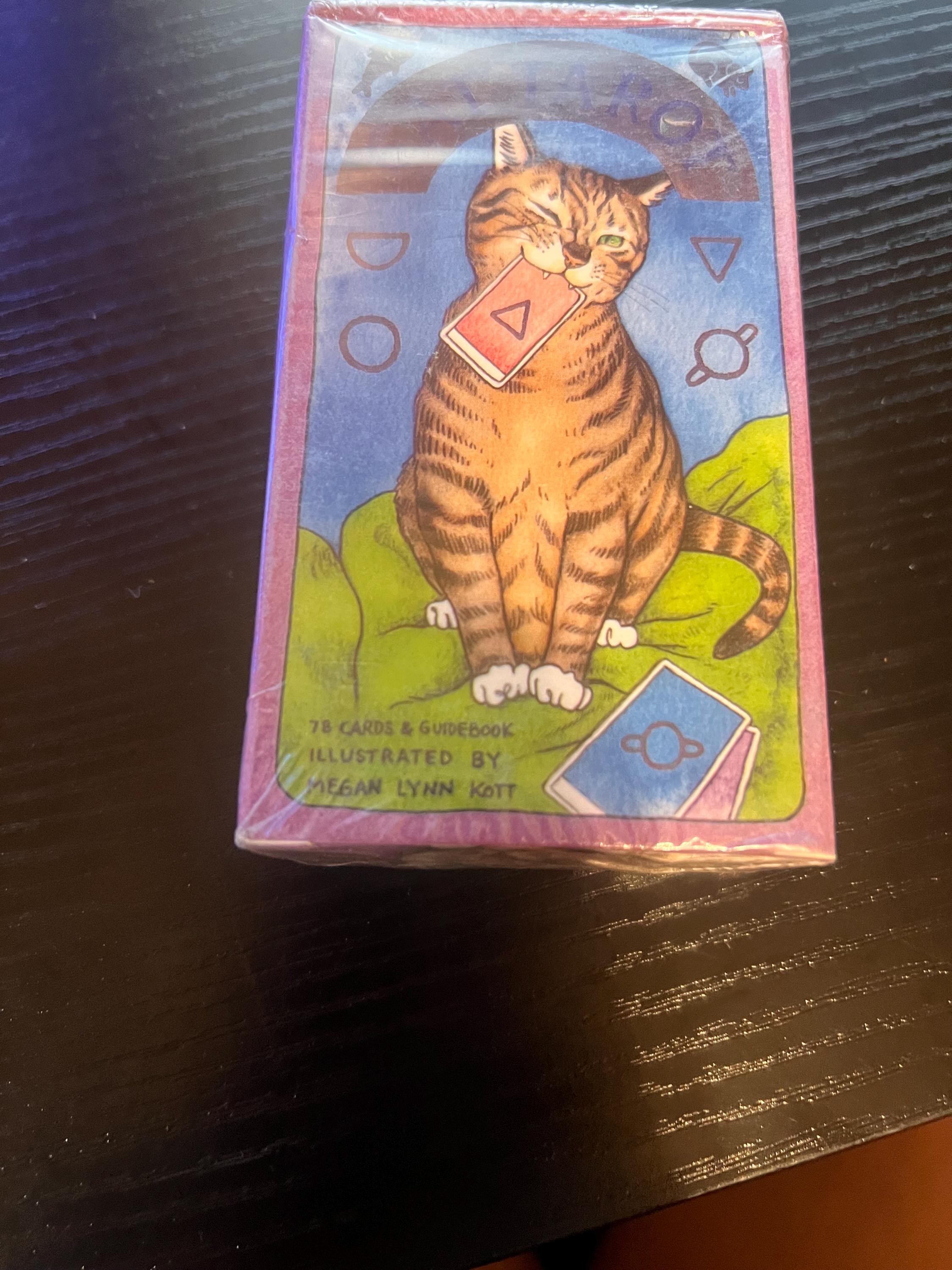 Cat Tarot Deck by Megan Lynn Kott – 78 Cards & Guidebook – Sealed New Chronicle Books