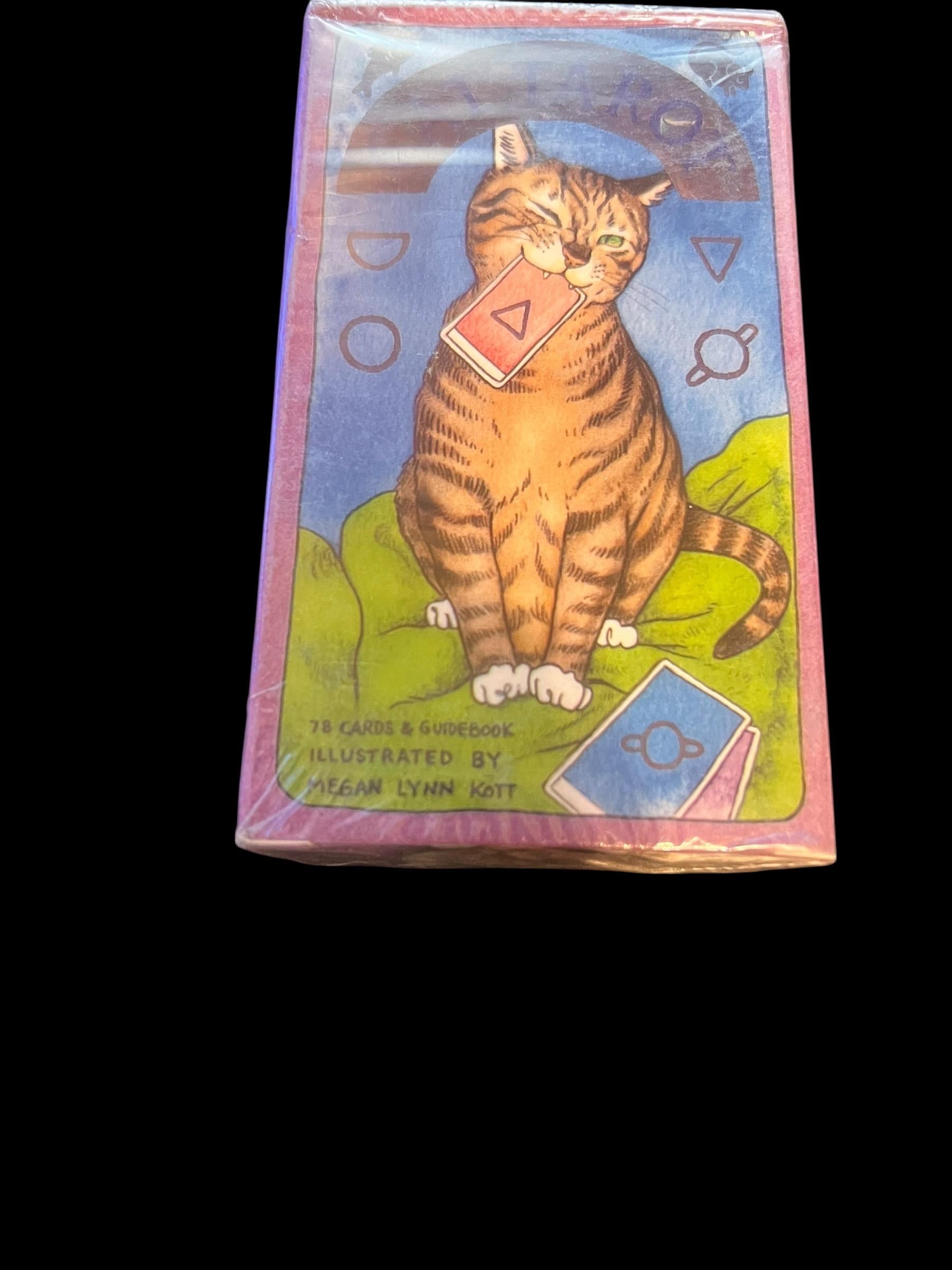 Cat Tarot Deck by Megan Lynn Kott – 78 Cards & Guidebook – Sealed New Chronicle Books
