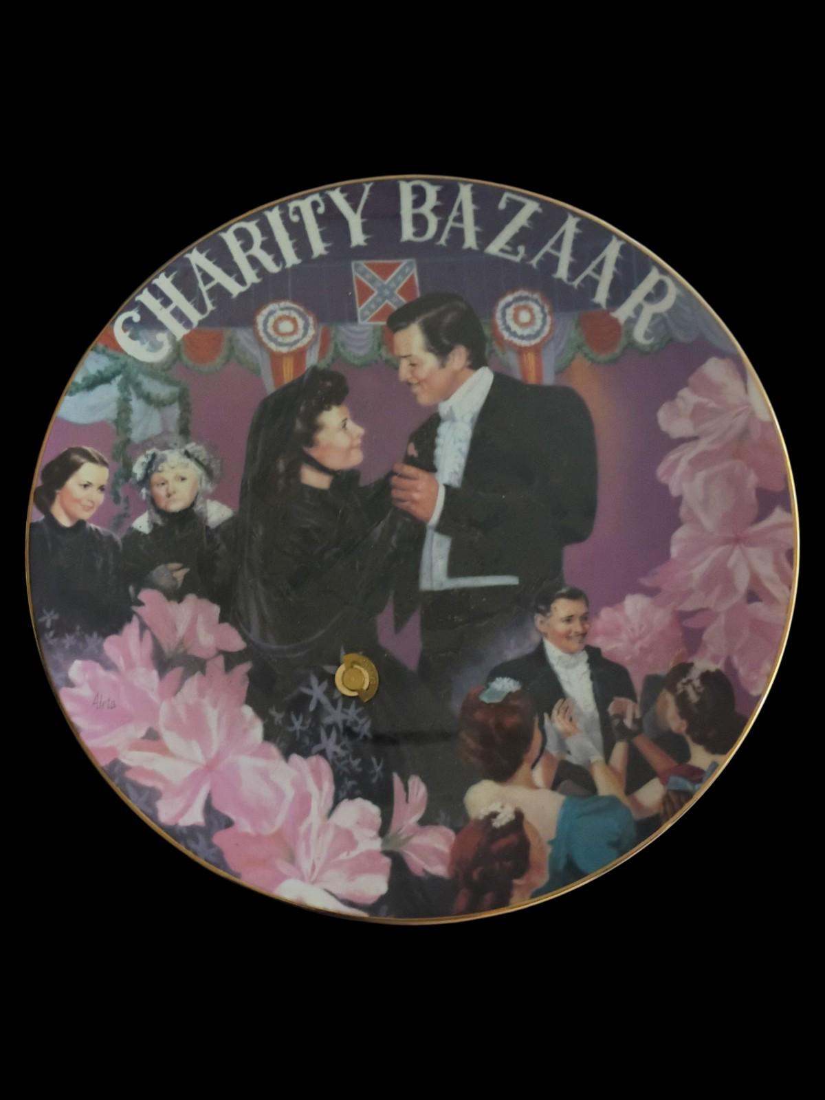 Gone with the wind musical plates set of 3 bradford exchange aleta jenks 1990s