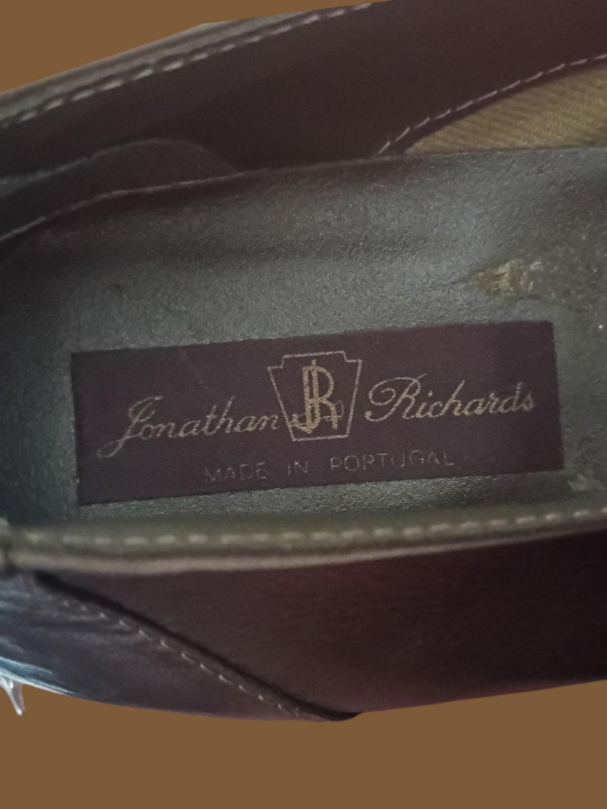Jonathan richards men’s brown leather tassel loafers size 9.5 made in...