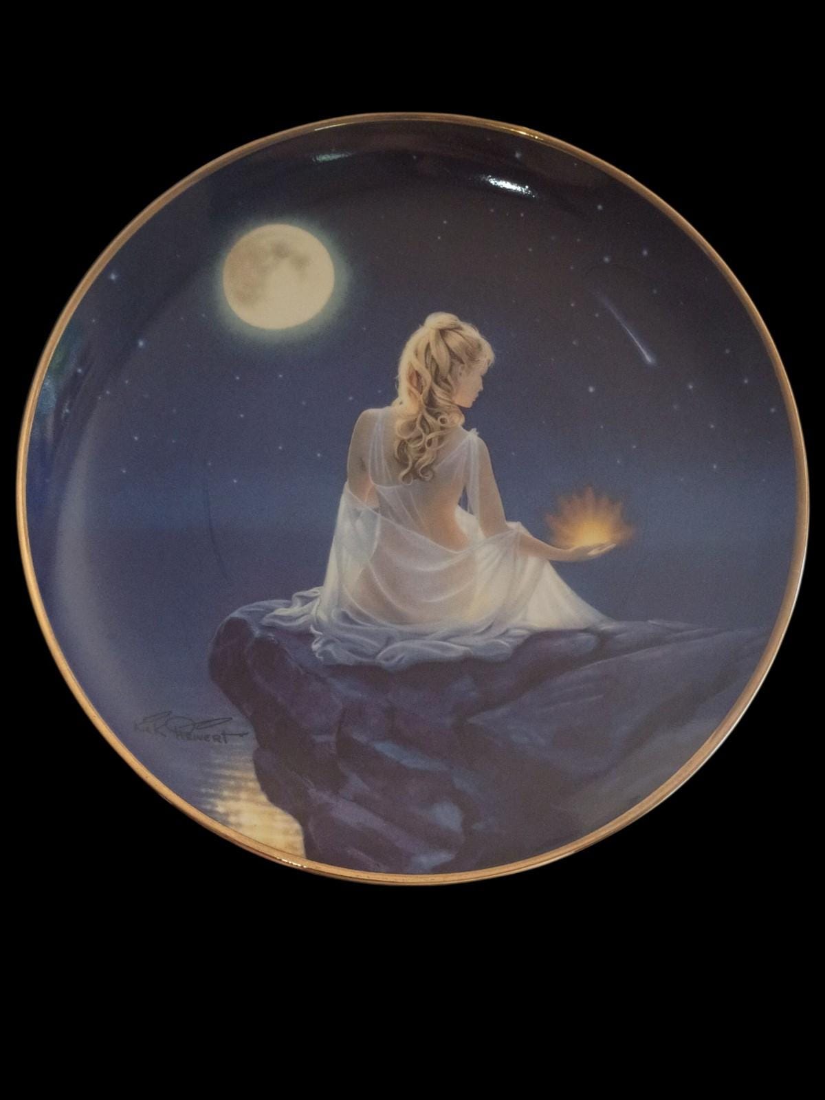 Franklin mint collector plates set of 3 crystal series by susan drew limited...