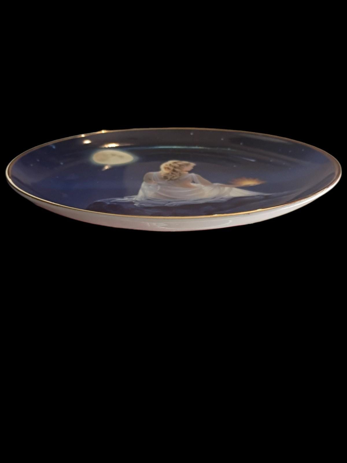 Franklin mint collector plates set of 3 crystal series by susan drew limited...