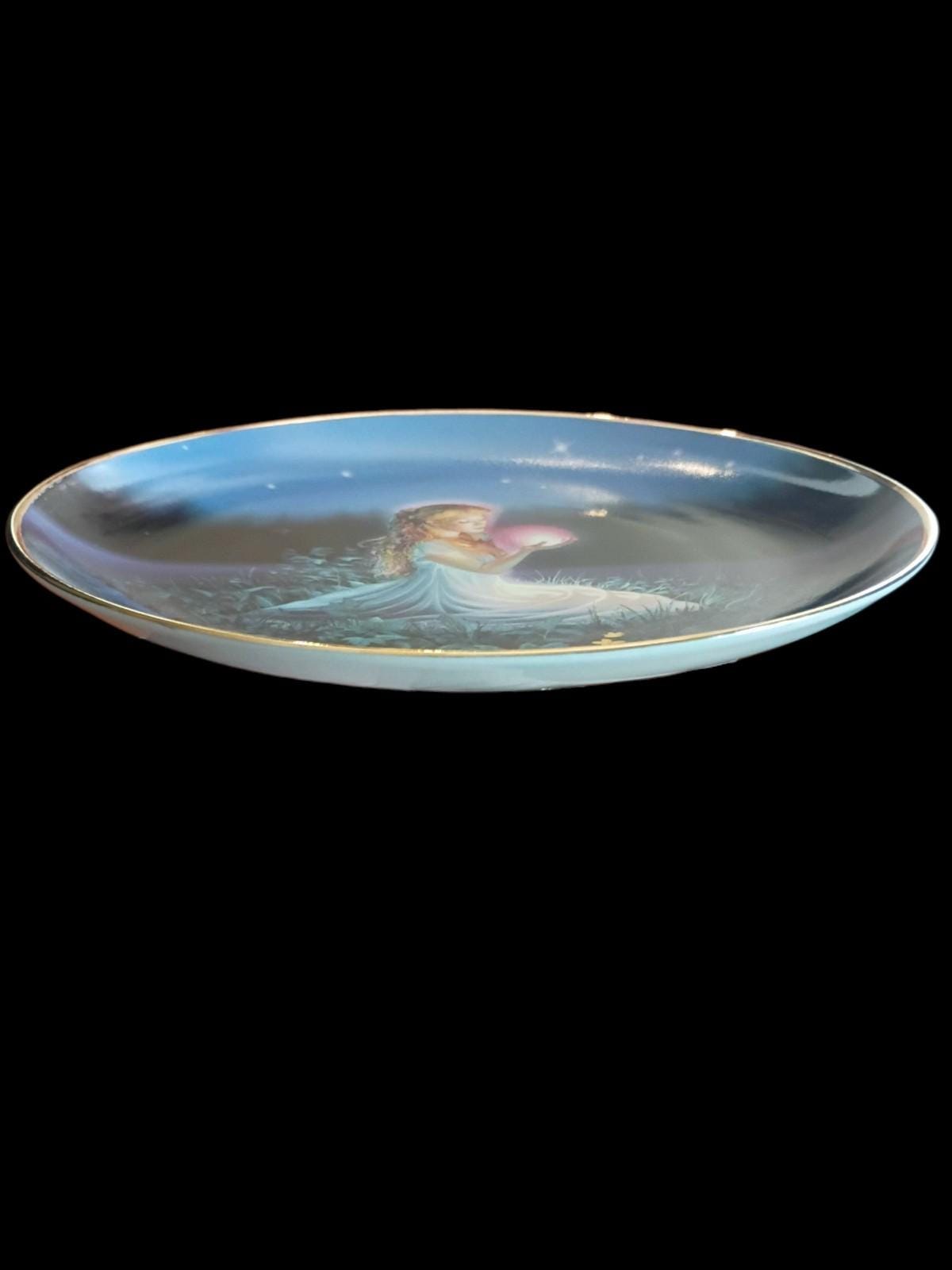 Franklin mint collector plates set of 3 crystal series by susan drew limited...