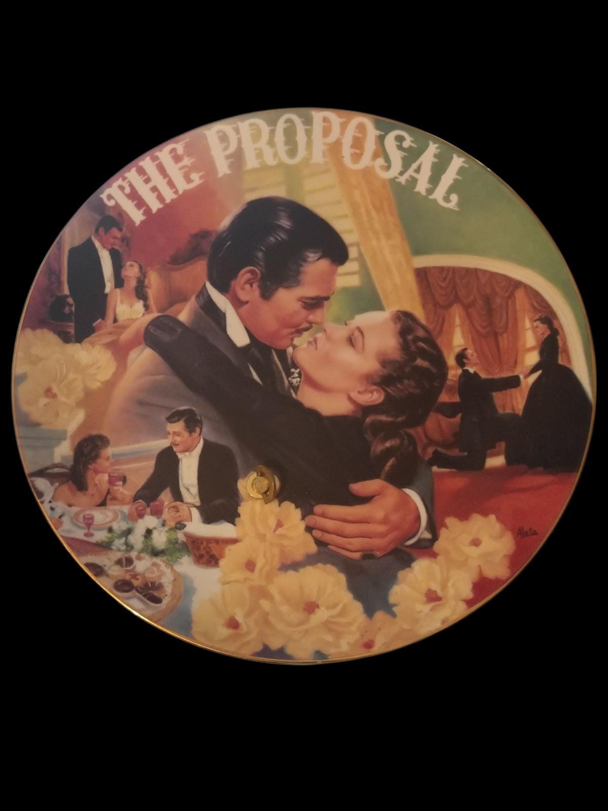 Gone with the wind collector plate set of 4 bradford exchange altea jenks...