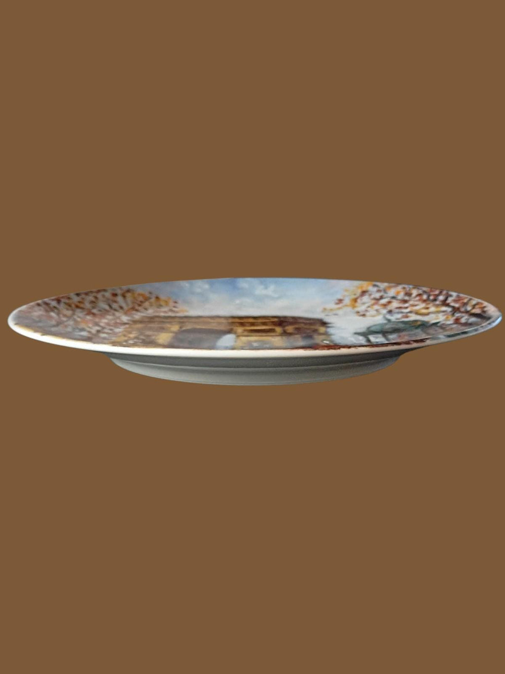 Limited edition collector plate louis dali arc de triomphe paris porcelain...