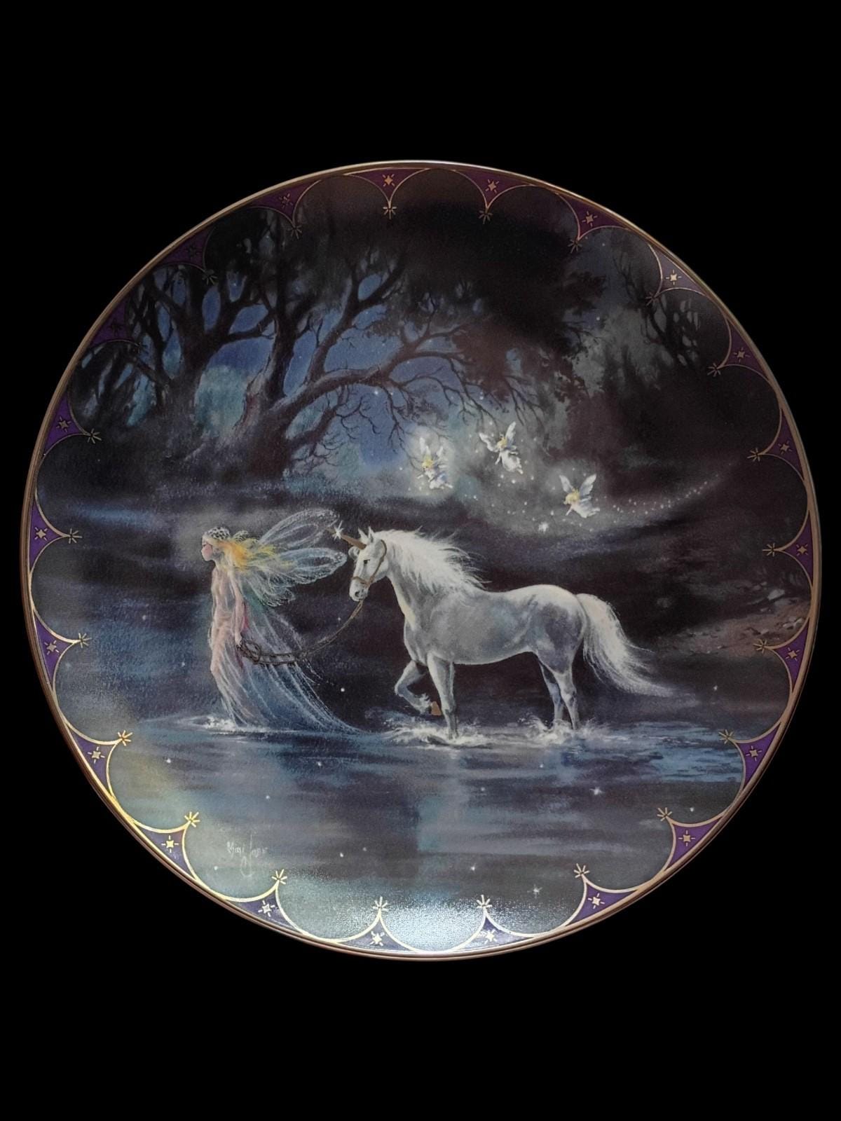Bradford exchange collector plate trails of starlight fairyland mimi jobe...