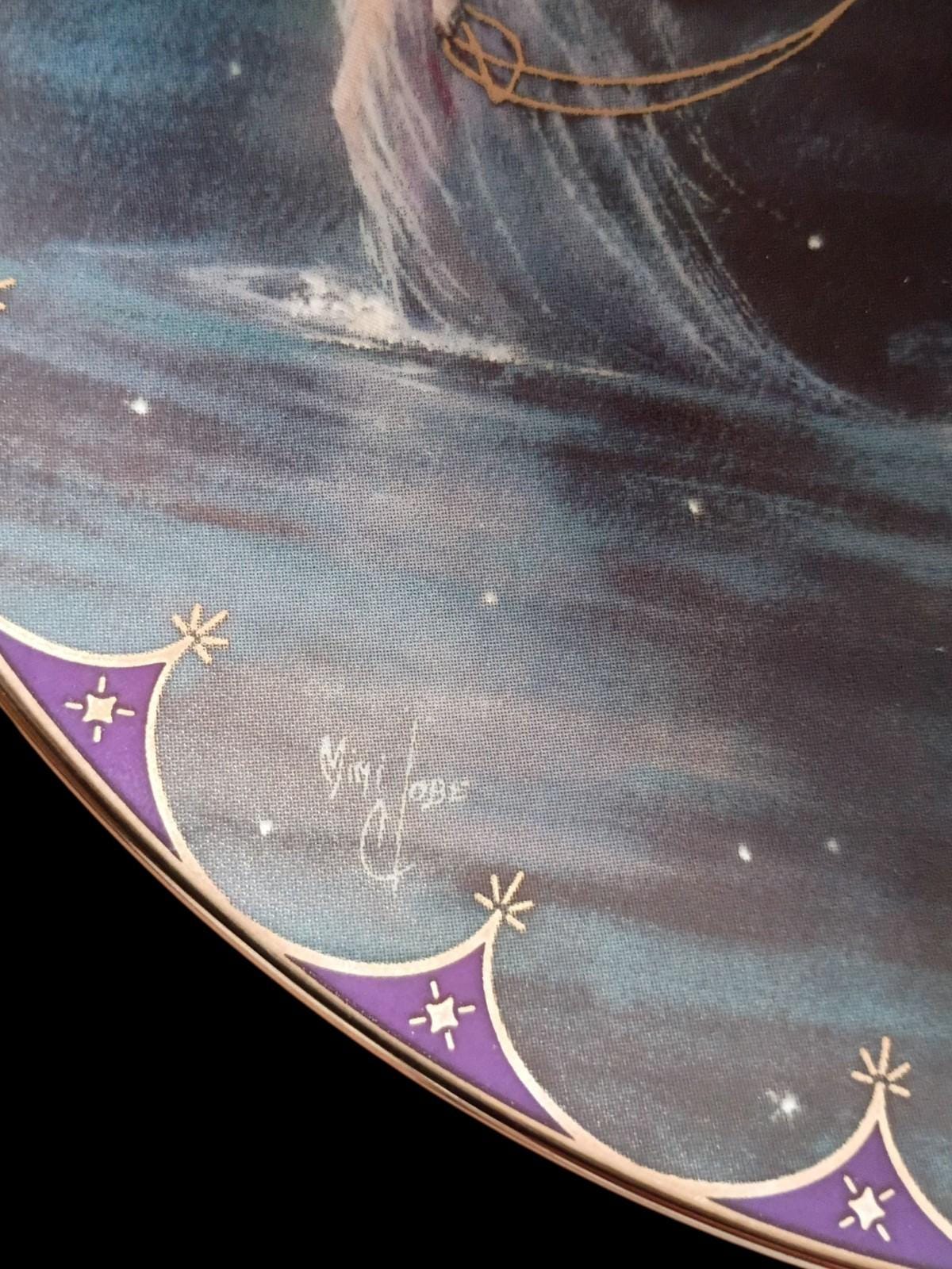 Bradford exchange collector plate trails of starlight fairyland mimi jobe...